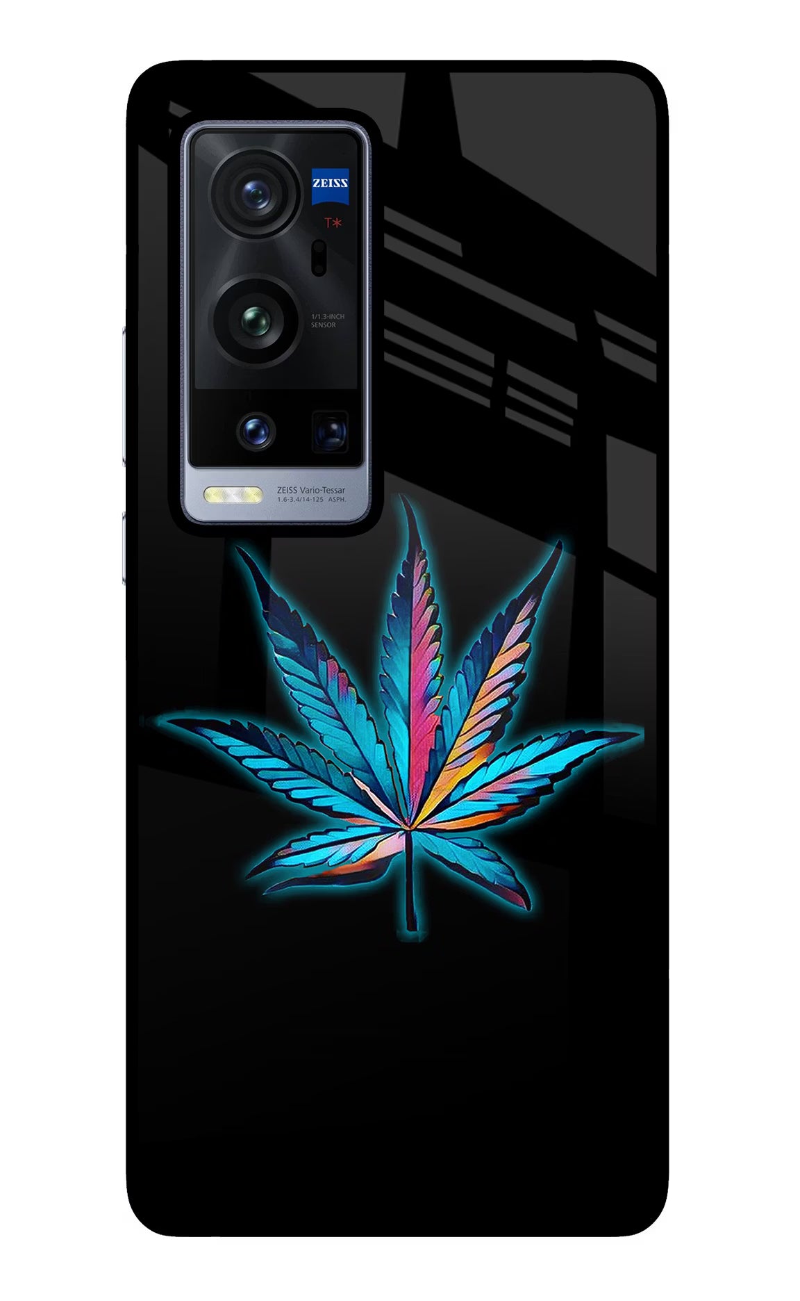 Weed Vivo X60 Pro+ Back Cover - Weed Vivo X60 Pro+ Glass Case Back Cover by Casekaro Weed Vivo X60 Pro+ Glass Case Back Cover by Casekaro