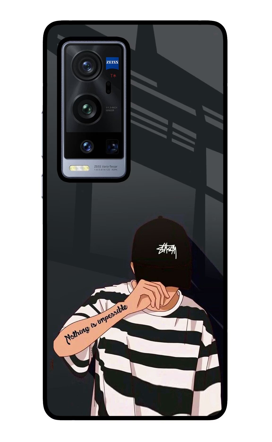 Aesthetic Boy Vivo X60 Pro+ Back Cover - Aesthetic Boy Vivo X60 Pro+ Glass Case Back Cover by Casekaro Aesthetic Boy Vivo X60 Pro+ Glass Case Back Cover by Casekaro