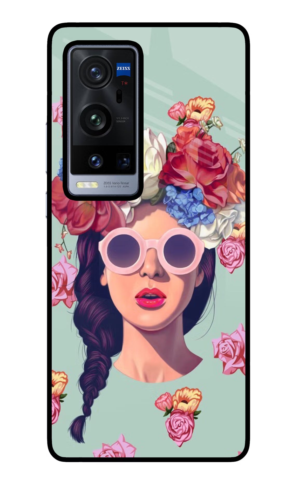 Pretty Girl Vivo X60 Pro+ Back Cover - Pretty Girl Vivo X60 Pro+ Glass Case Back Cover by Casekaro Pretty Girl Vivo X60 Pro+ Glass Case Back Cover by Casekaro