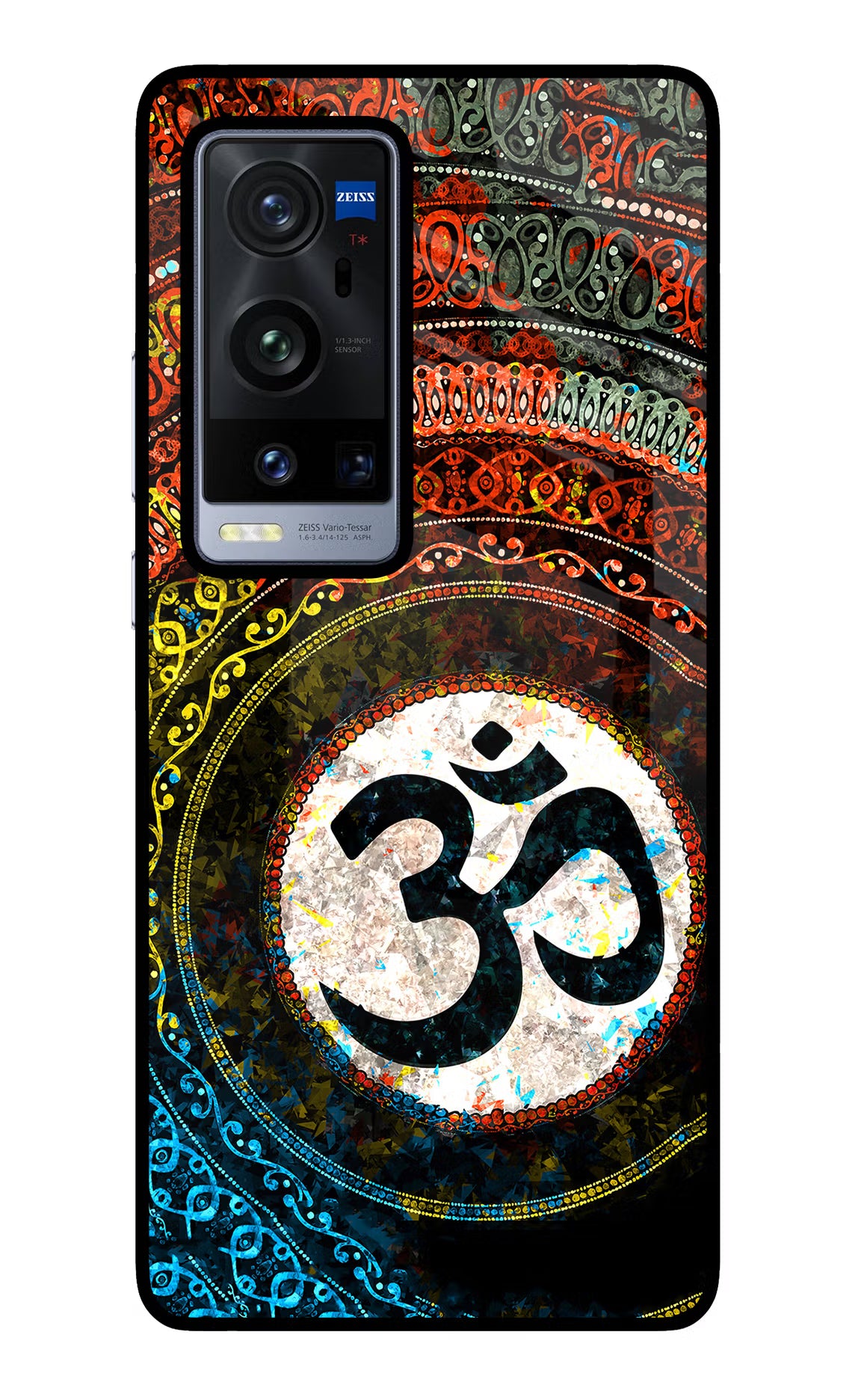 Om Cultural Vivo X60 Pro+ Glass Case - Om Cultural Vivo X60 Pro+ Glass Case Om Cultural Vivo X60 Pro+ Glass Case