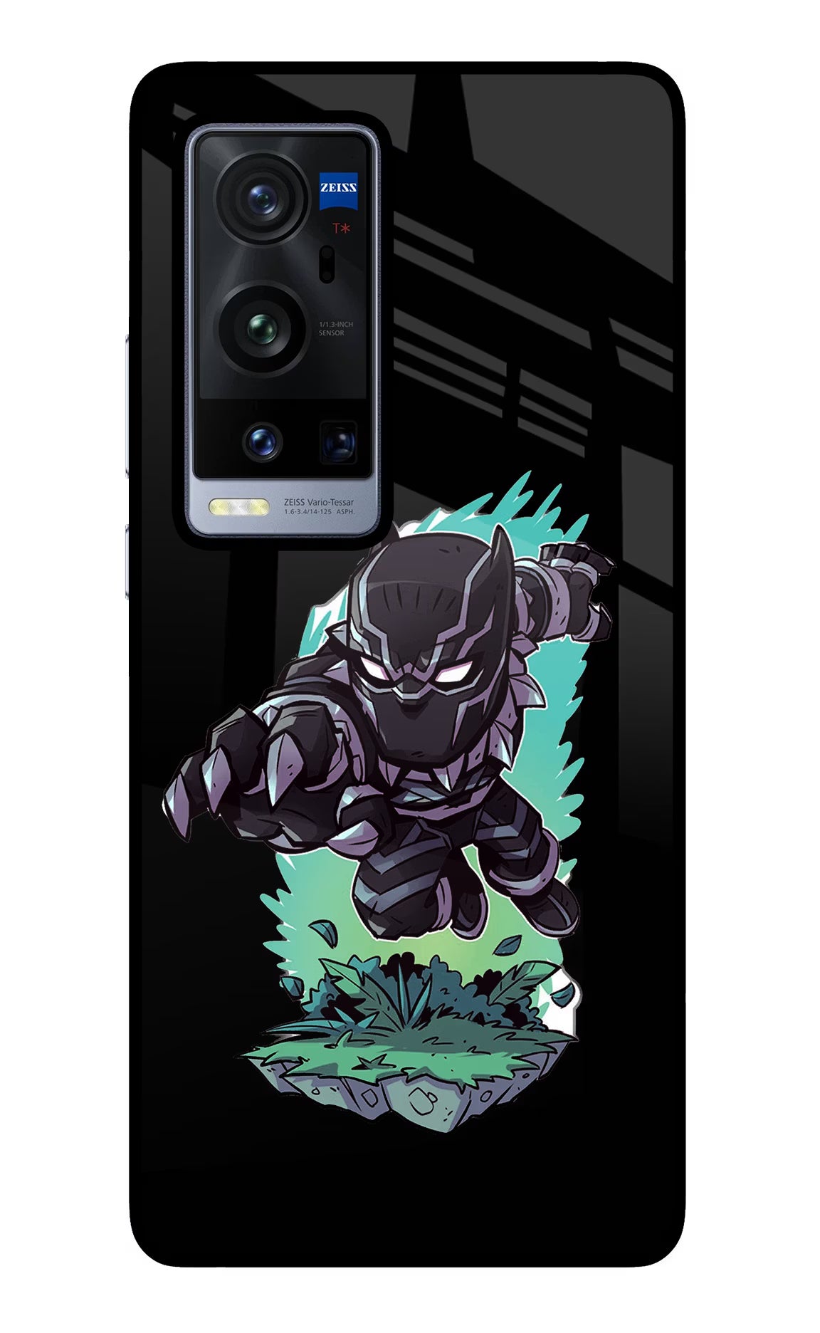 Black Panther Vivo X60 Pro+ Glass Case - Black Panther Vivo X60 Pro+ Glass Case Black Panther Vivo X60 Pro+ Glass Case
