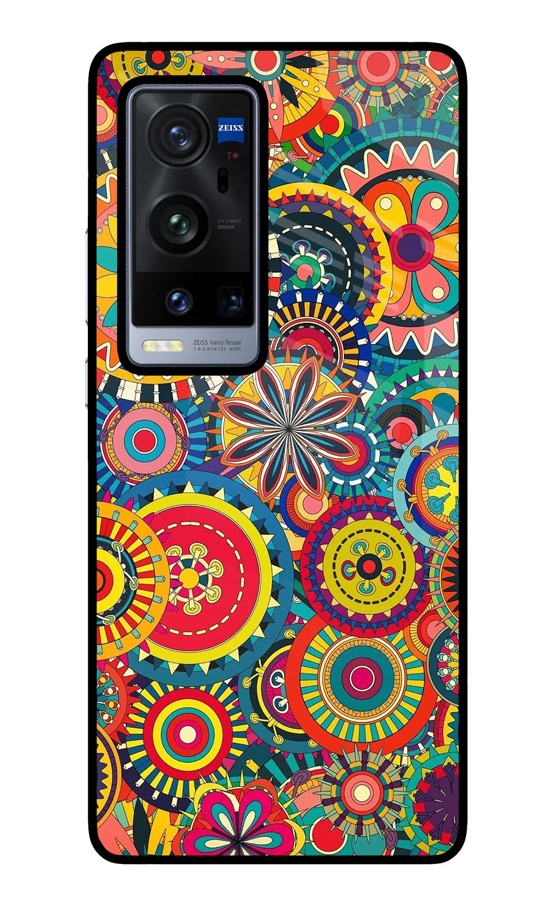 Gol Gol Art Vivo X60 Pro+ Back Cover - Gol Gol Art Vivo X60 Pro+ Glass Case Back Cover by Casekaro Gol Gol Art Vivo X60 Pro+ Glass Case Back Cover by Casekaro