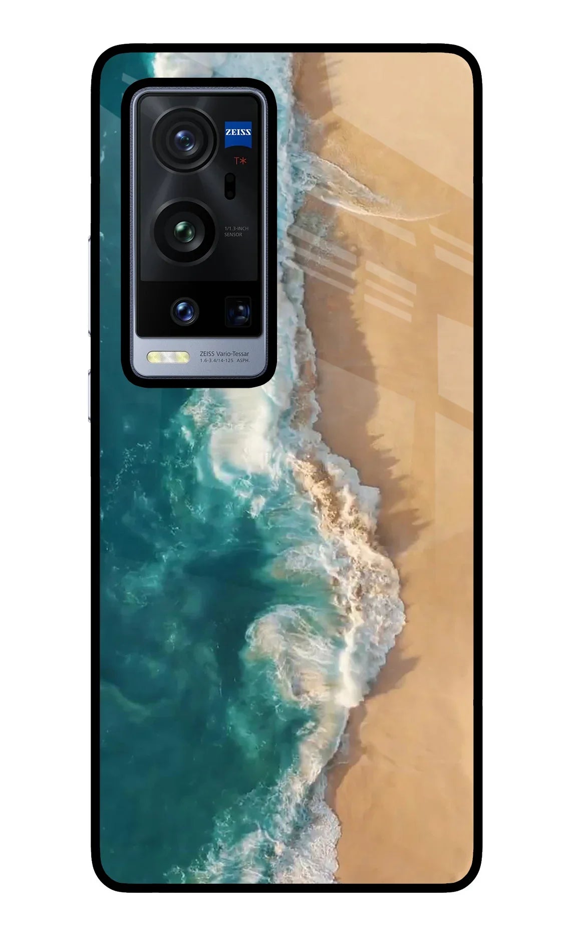 Ocean Beach Vivo X60 Pro+ Glass Case - Ocean Beach Vivo X60 Pro+ Glass Case Ocean Beach Vivo X60 Pro+ Glass Case