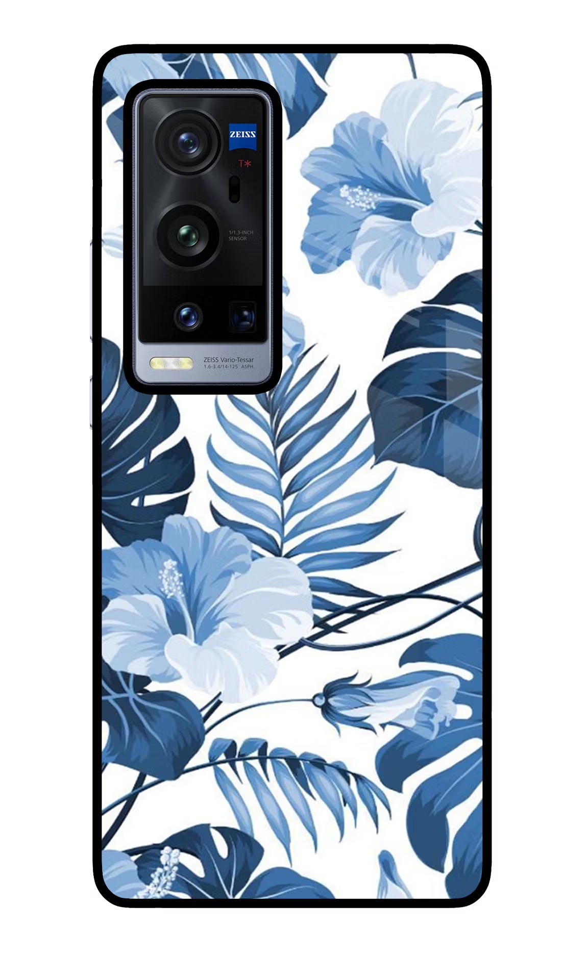 Fabric Art Vivo X60 Pro+ Back Cover - Fabric Art Vivo X60 Pro+ Glass Case Back Cover by Casekaro Fabric Art Vivo X60 Pro+ Glass Case Back Cover by Casekaro
