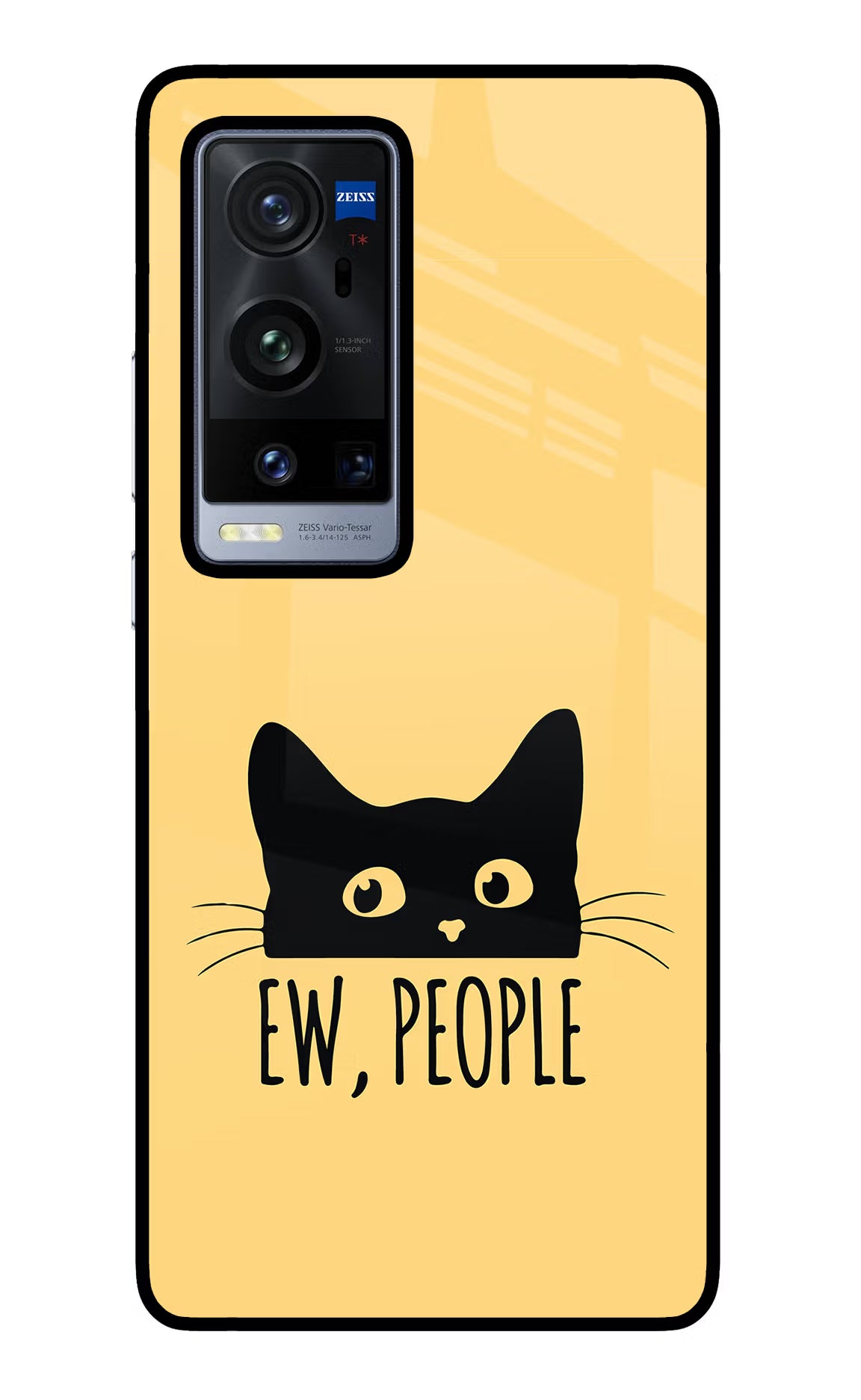 Ew People Catitude Vivo X60 Pro+ Glass Case - Ew People Catitude Vivo X60 Pro+ Glass Case Ew People Catitude Vivo X60 Pro+ Glass Case