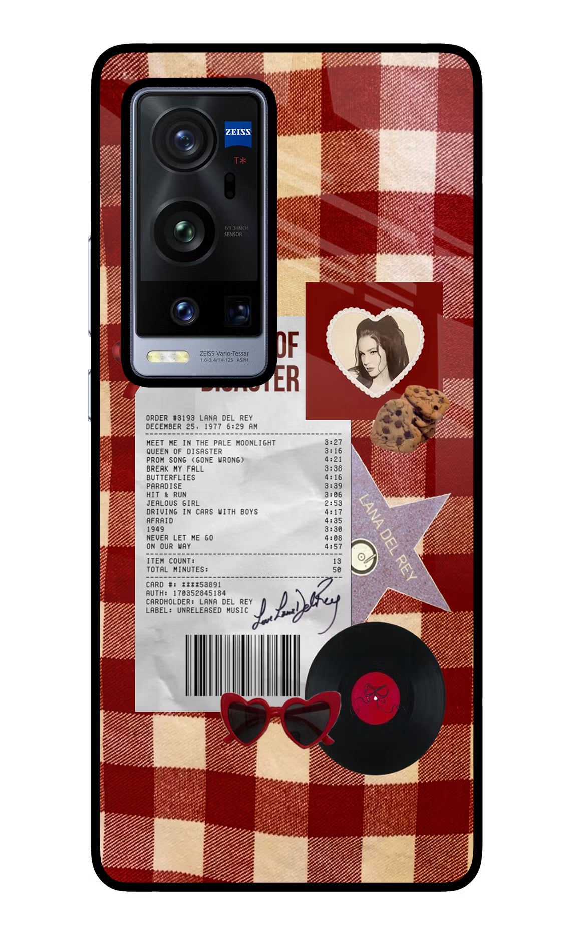 Queen of Disaster Vivo X60 Pro+ Glass Case - Queen of Disaster Vivo X60 Pro+ Glass Case Queen of Disaster Vivo X60 Pro+ Glass Case