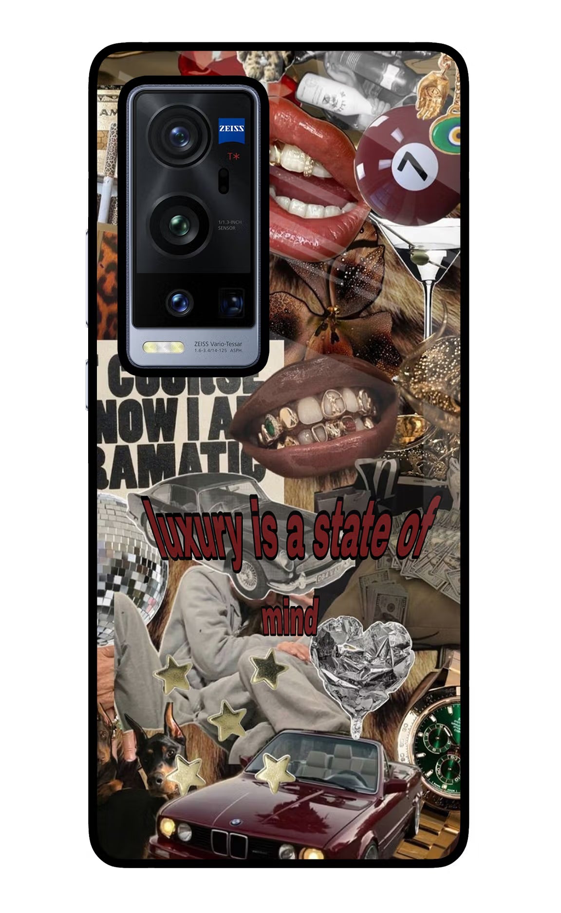 Luxury Vivo X60 Pro+ Glass Case - Luxury Vivo X60 Pro+ Glass Case Luxury Vivo X60 Pro+ Glass Case