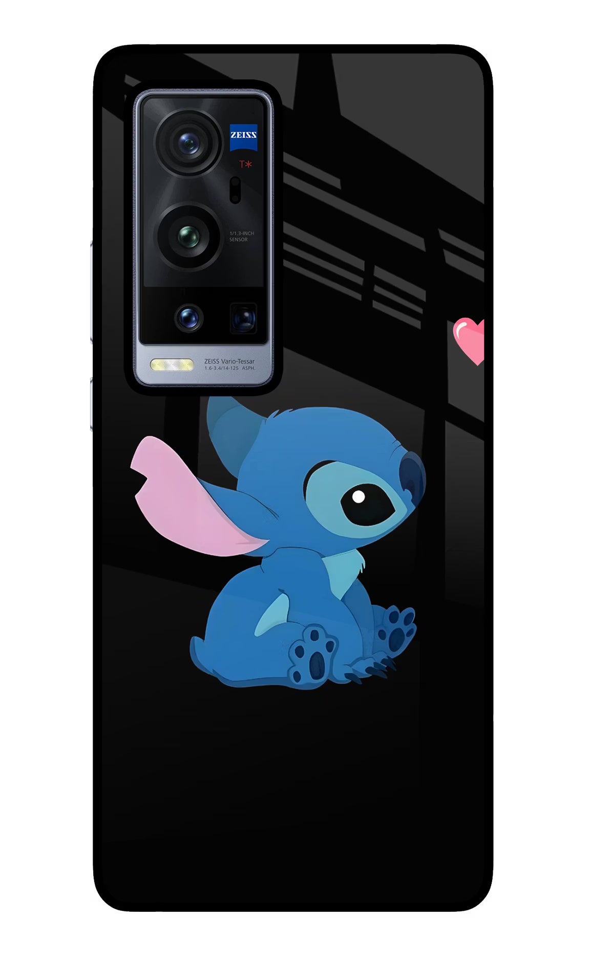 Stitch Crush Vivo X60 Pro+ Glass Case - Stitch Crush Vivo X60 Pro+ Glass Case Stitch Crush Vivo X60 Pro+ Glass Case