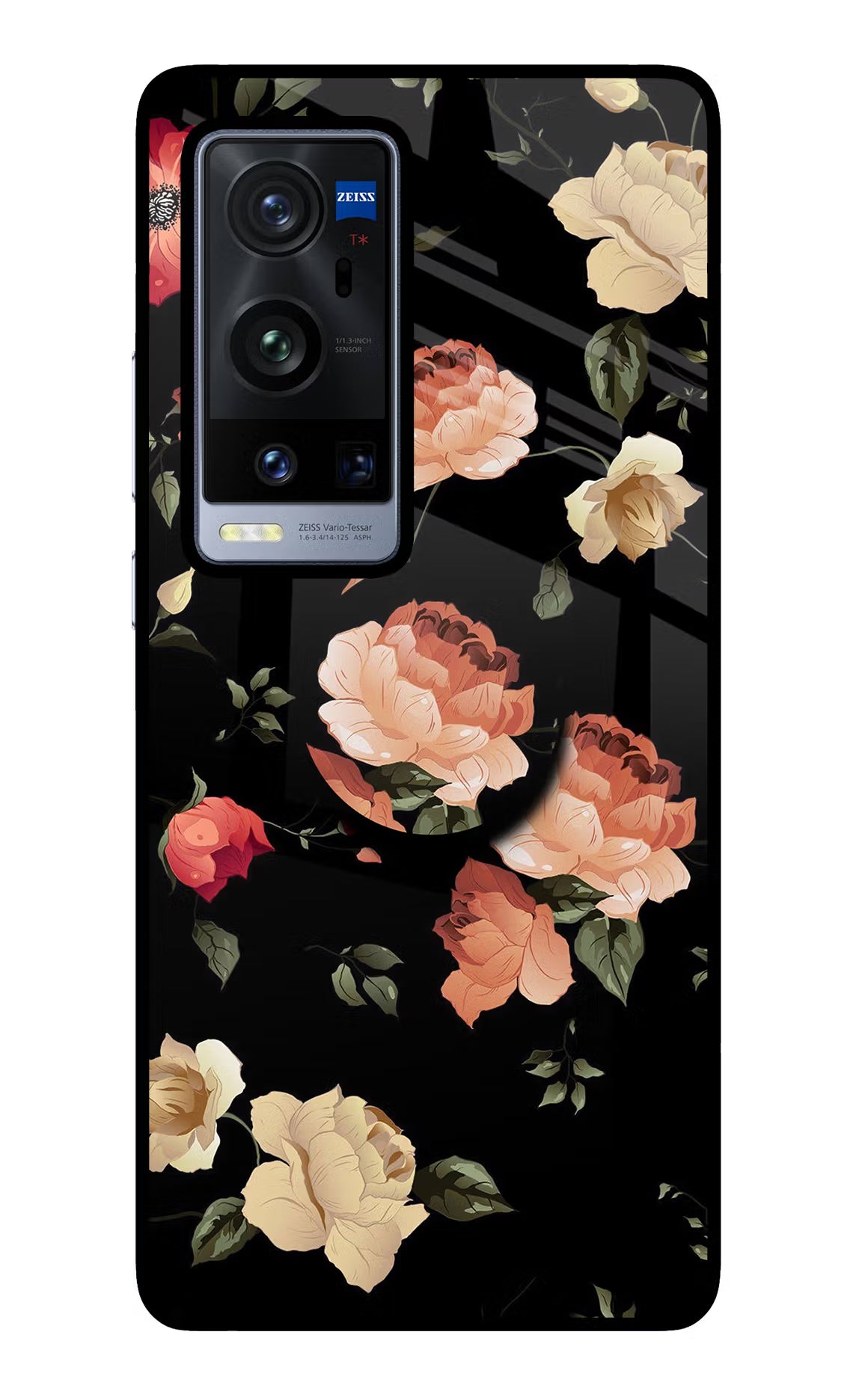 Flowers Vivo X60 Pro+ Pop Case - Flowers Vivo X60 Pro+ Pop Case by Casekaro Flowers Vivo X60 Pro+ Pop Case by Casekaro