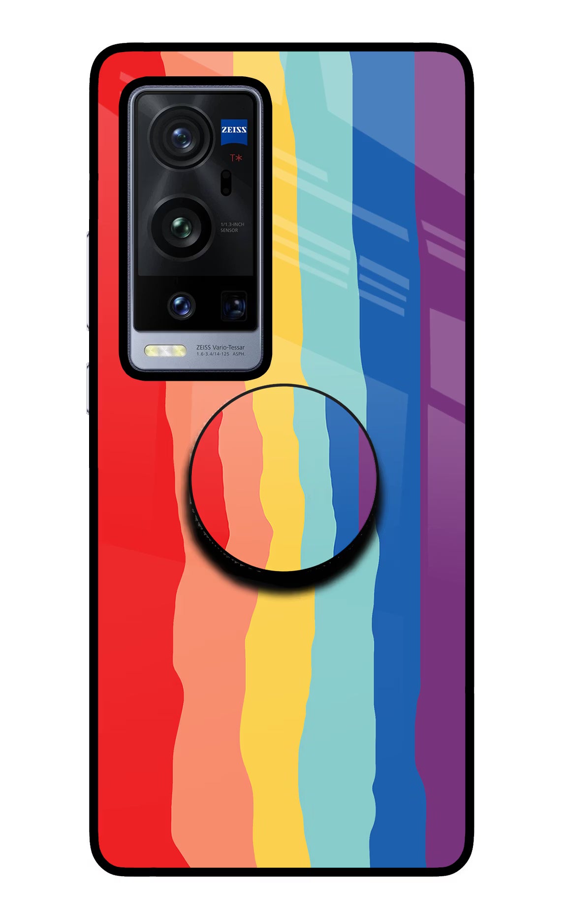 Rainbow Vivo X60 Pro+ Glass Case - Rainbow Vivo X60 Pro+ Glass Case Rainbow Vivo X60 Pro+ Glass Case