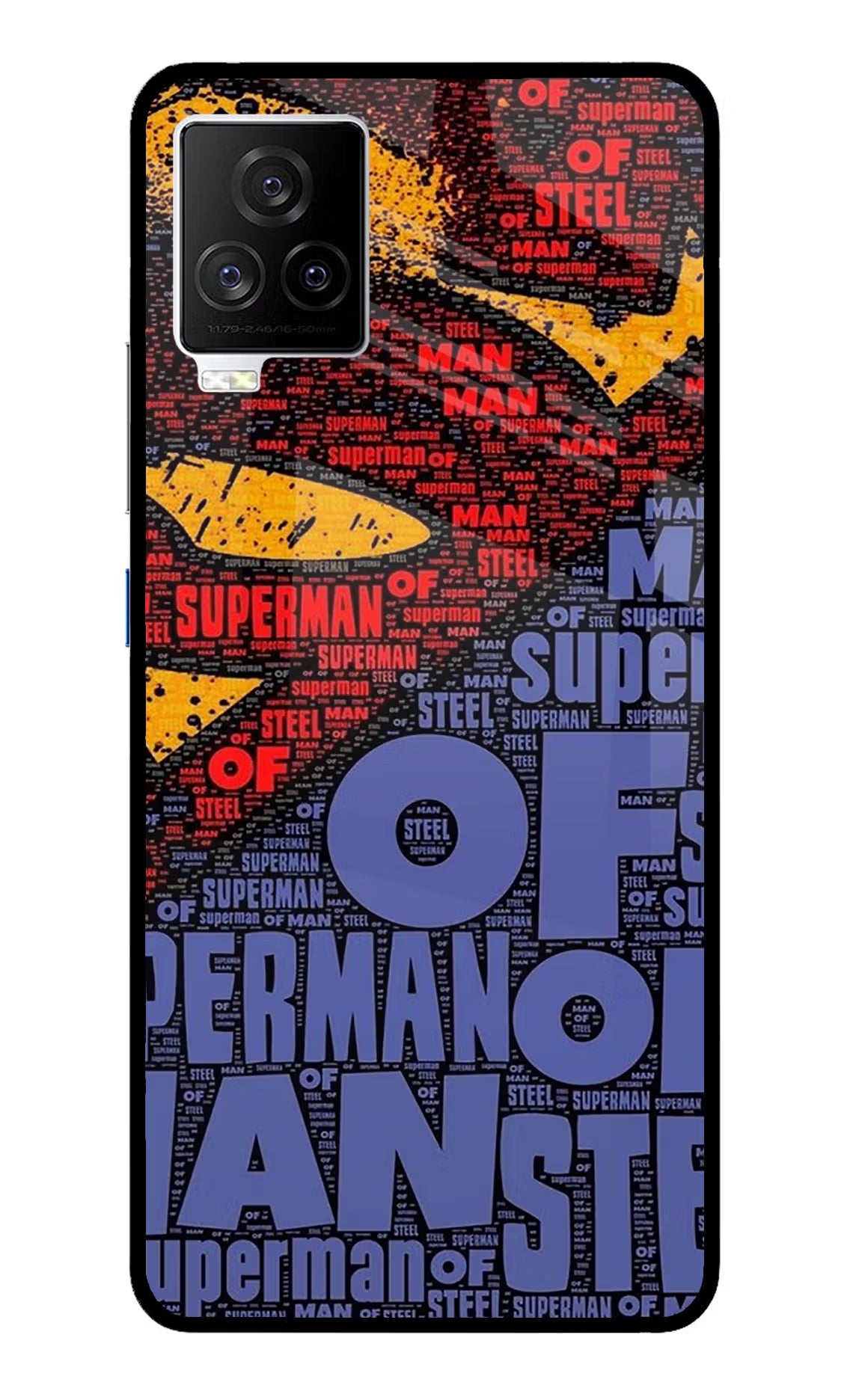 Superman iQOO 7 Legend 5G Glass Case - Superman iQOO 7 Legend 5G Glass Case Superman iQOO 7 Legend 5G Glass Case