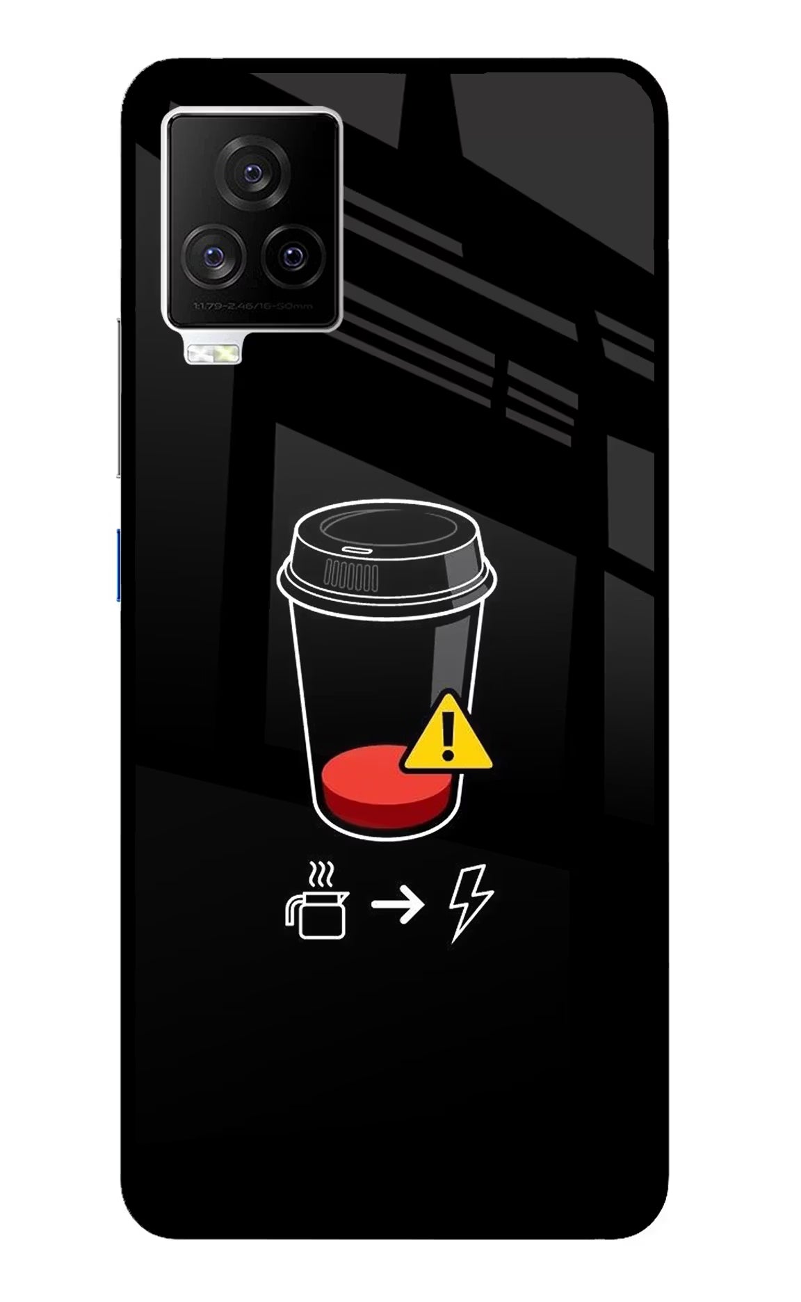 Coffee iQOO 7 Legend 5G Glass Case - Coffee iQOO 7 Legend 5G Glass Case Coffee iQOO 7 Legend 5G Glass Case