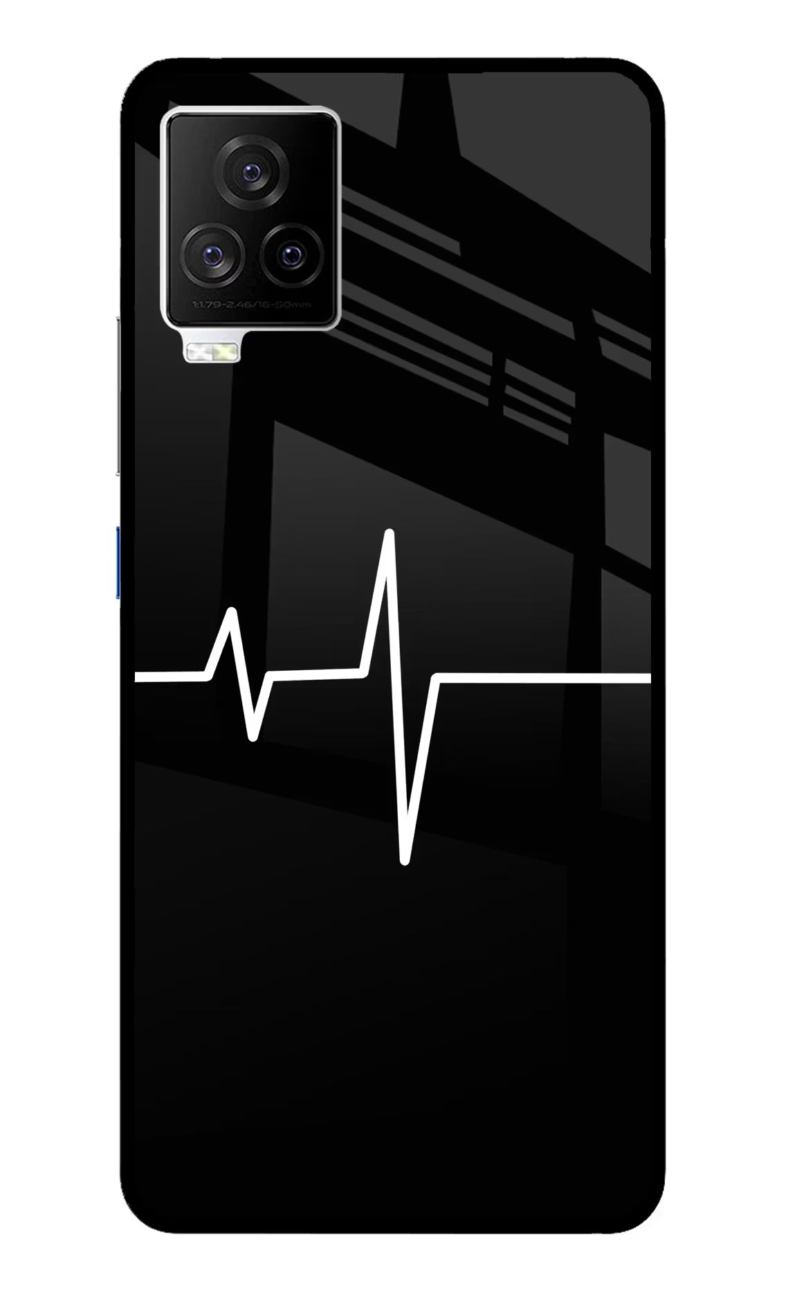 Heart Beats iQOO 7 Legend 5G Back Cover - Heart Beats iQOO 7 Legend 5G Glass Case Back Cover by Casekaro Heart Beats iQOO 7 Legend 5G Glass Case Back Cover by Casekaro
