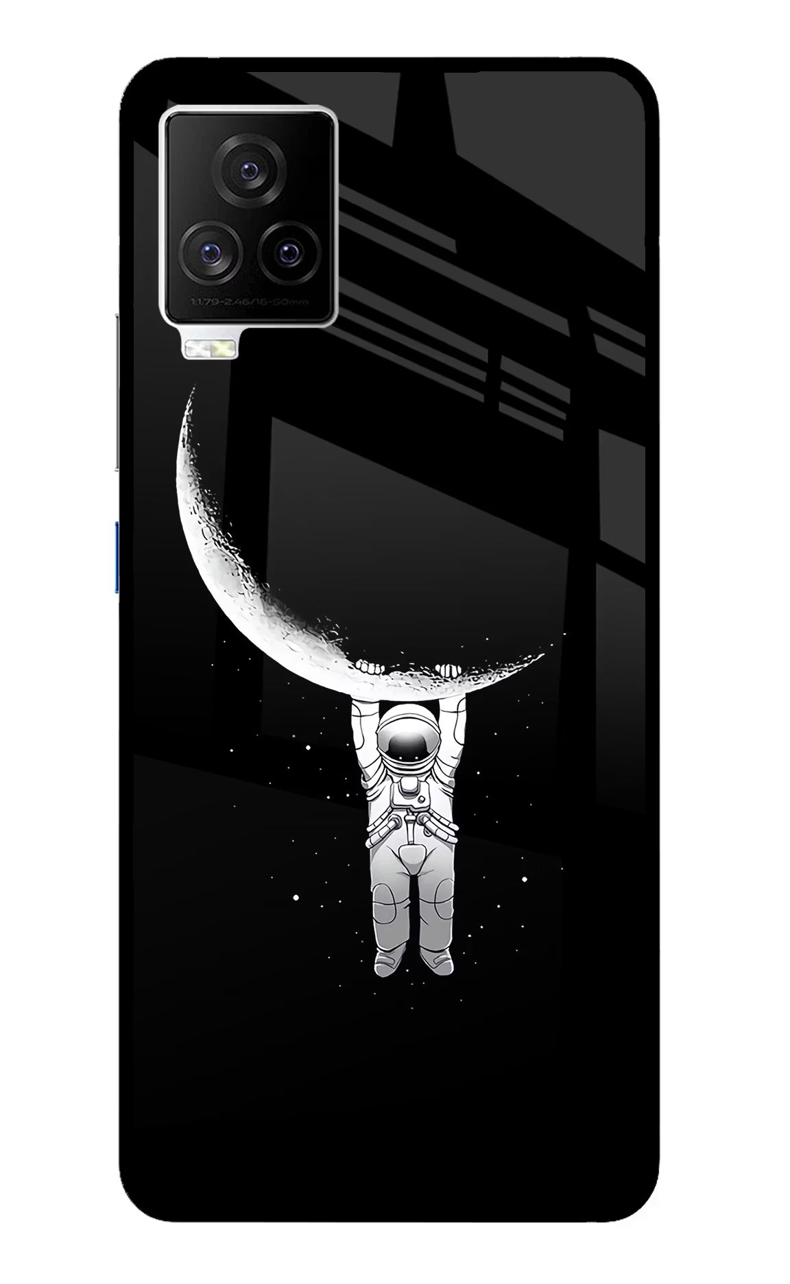 Moon Space iQOO 7 Legend 5G Back Cover - Moon Space iQOO 7 Legend 5G Glass Case Back Cover by Casekaro Moon Space iQOO 7 Legend 5G Glass Case Back Cover by Casekaro
