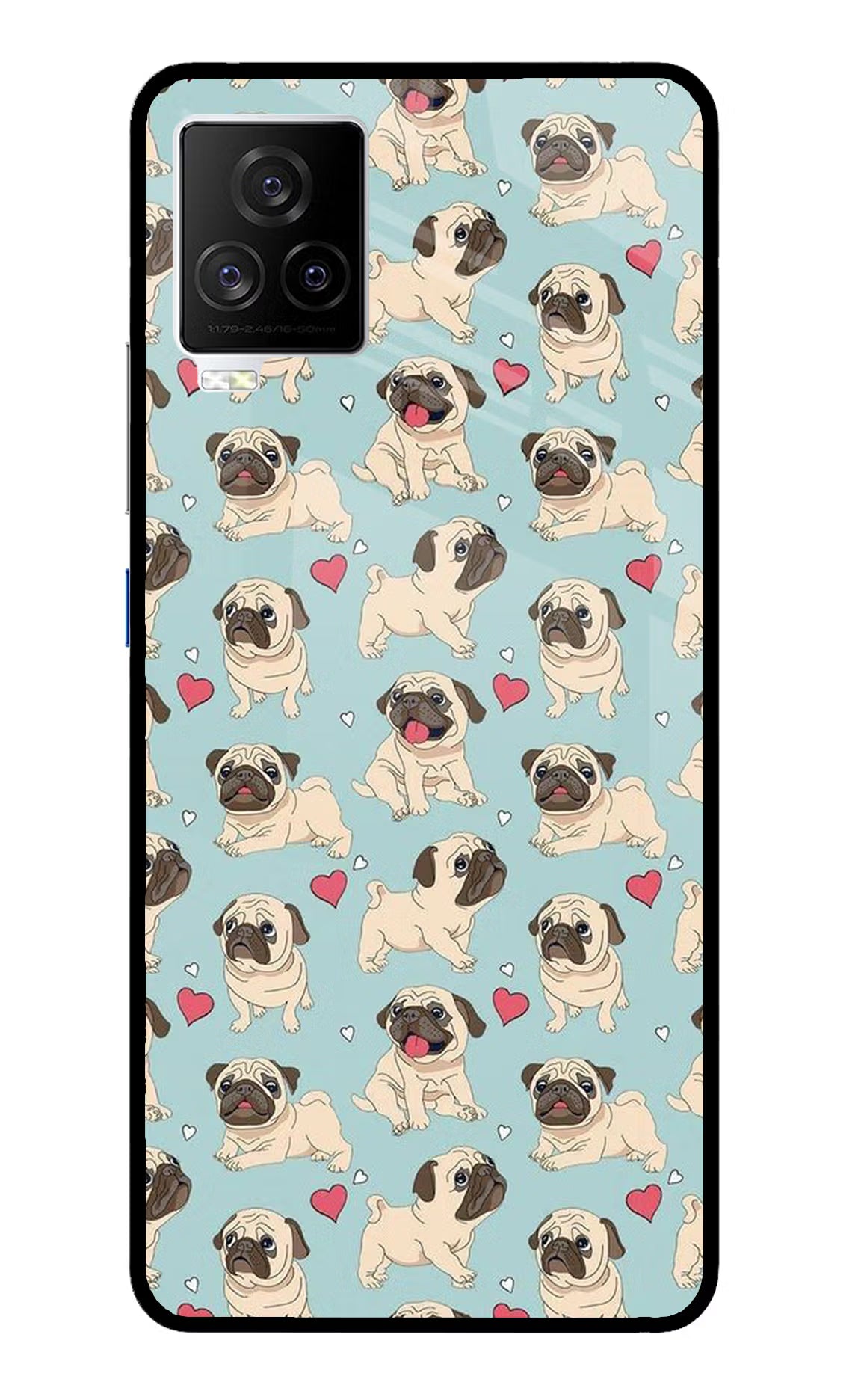Pug Dog iQOO 7 Legend 5G Glass Case - Pug Dog iQOO 7 Legend 5G Glass Case Pug Dog iQOO 7 Legend 5G Glass Case