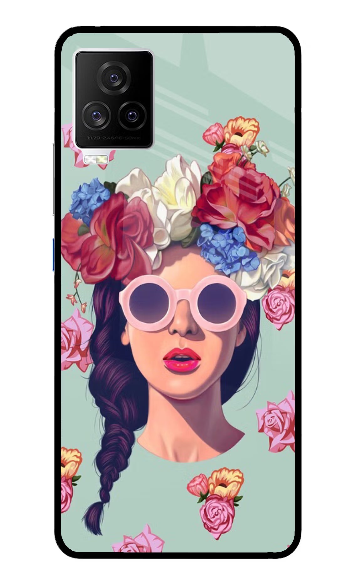 Pretty Girl iQOO 7 Legend 5G Glass Case - Pretty Girl iQOO 7 Legend 5G Glass Case Pretty Girl iQOO 7 Legend 5G Glass Case