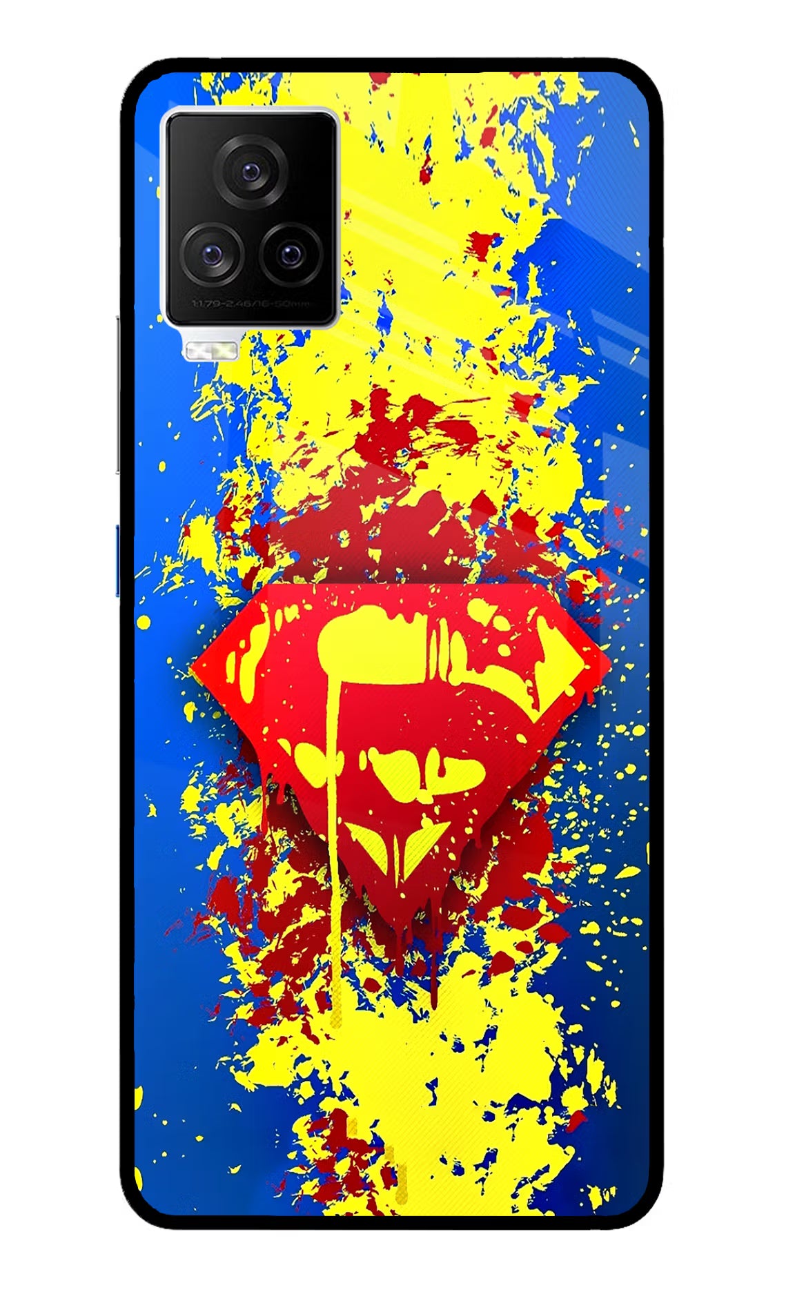 Superman logo iQOO 7 Legend 5G Back Cover - Superman logo iQOO 7 Legend 5G Glass Case Back Cover by Casekaro Superman logo iQOO 7 Legend 5G Glass Case Back Cover by Casekaro