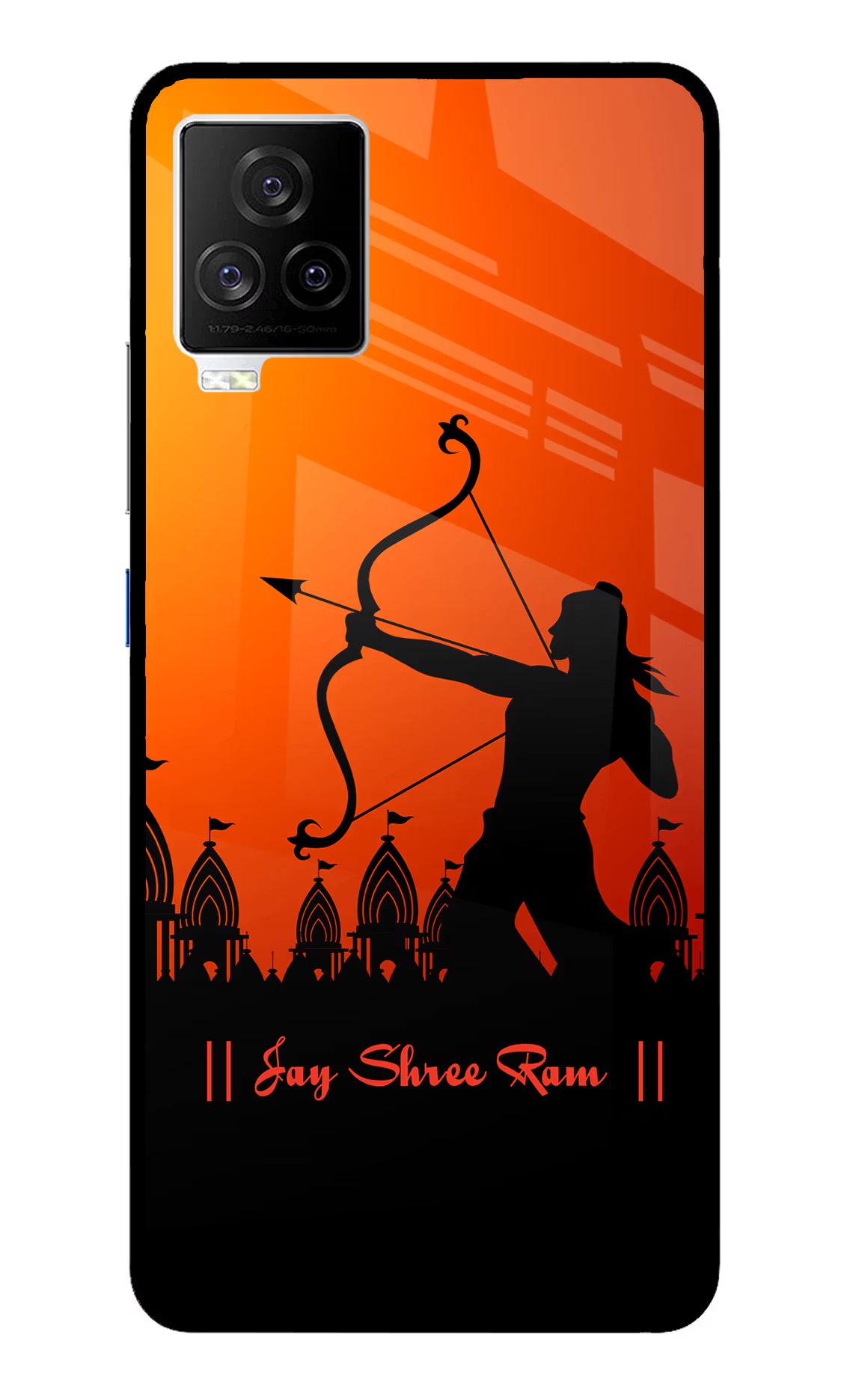 Lord Ram - 4 iQOO 7 Legend 5G Back Cover - Lord Ram - 4 iQOO 7 Legend 5G Glass Case Back Cover by Casekaro Lord Ram - 4 iQOO 7 Legend 5G Glass Case Back Cover by Casekaro