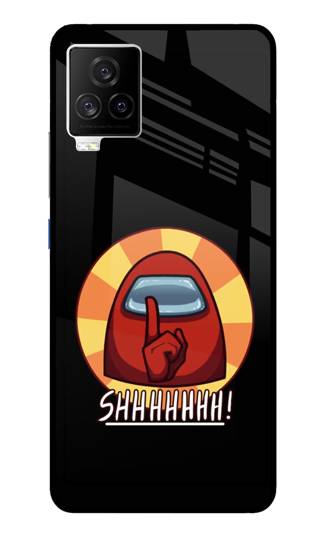 Among Us Shhh! iQOO 7 Legend 5G Glass Case - Among Us Shhh! iQOO 7 Legend 5G Glass Case Among Us Shhh! iQOO 7 Legend 5G Glass Case