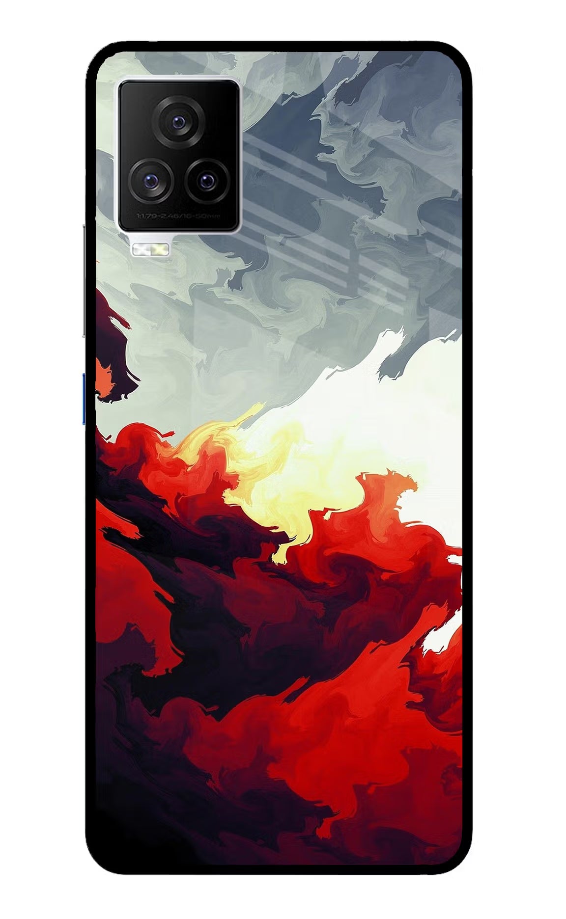 Fire Cloud iQOO 7 Legend 5G Glass Case - Fire Cloud iQOO 7 Legend 5G Glass Case Fire Cloud iQOO 7 Legend 5G Glass Case