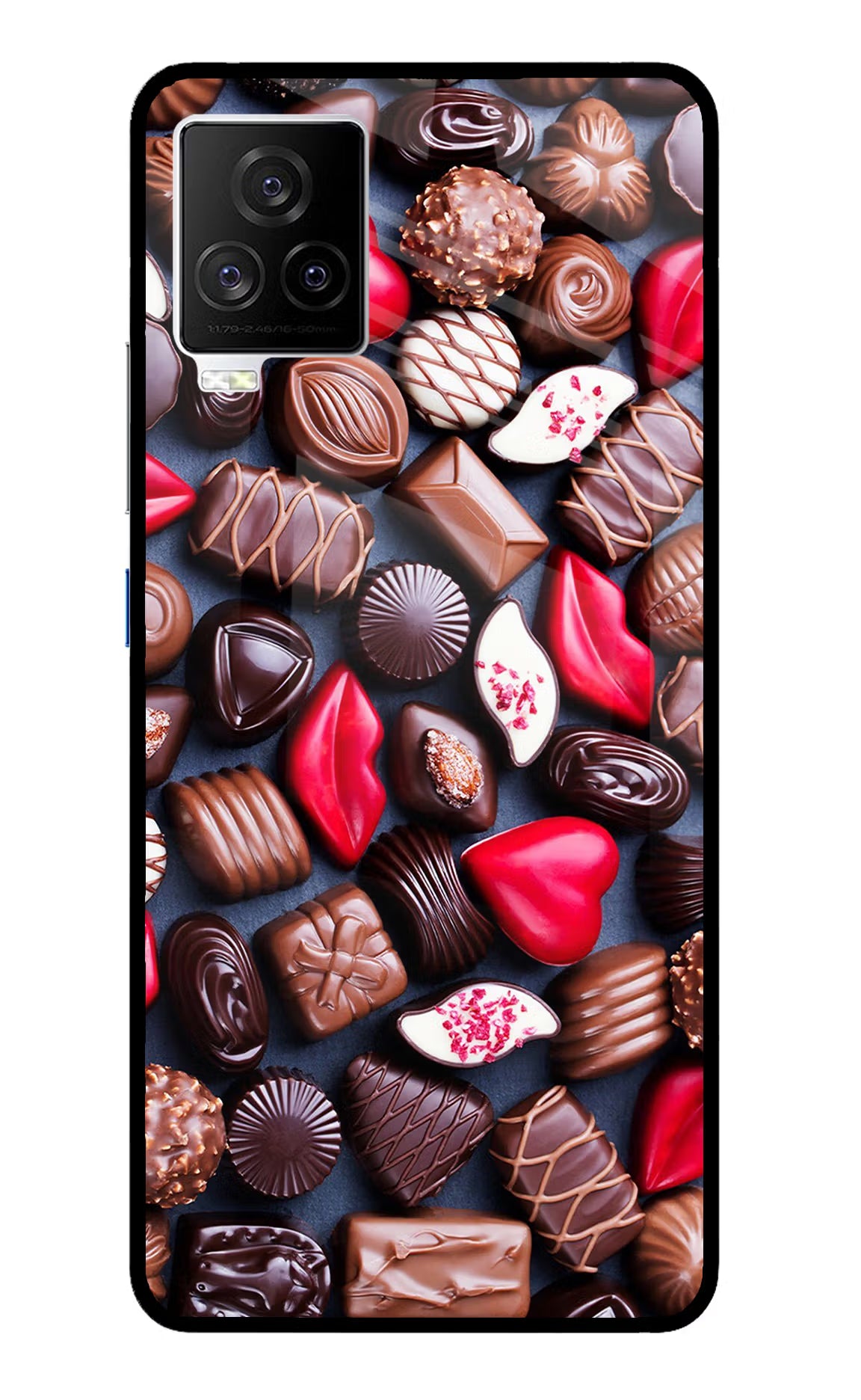 Chocolates iQOO 7 Legend 5G Glass Case - Chocolates iQOO 7 Legend 5G Glass Case Chocolates iQOO 7 Legend 5G Glass Case