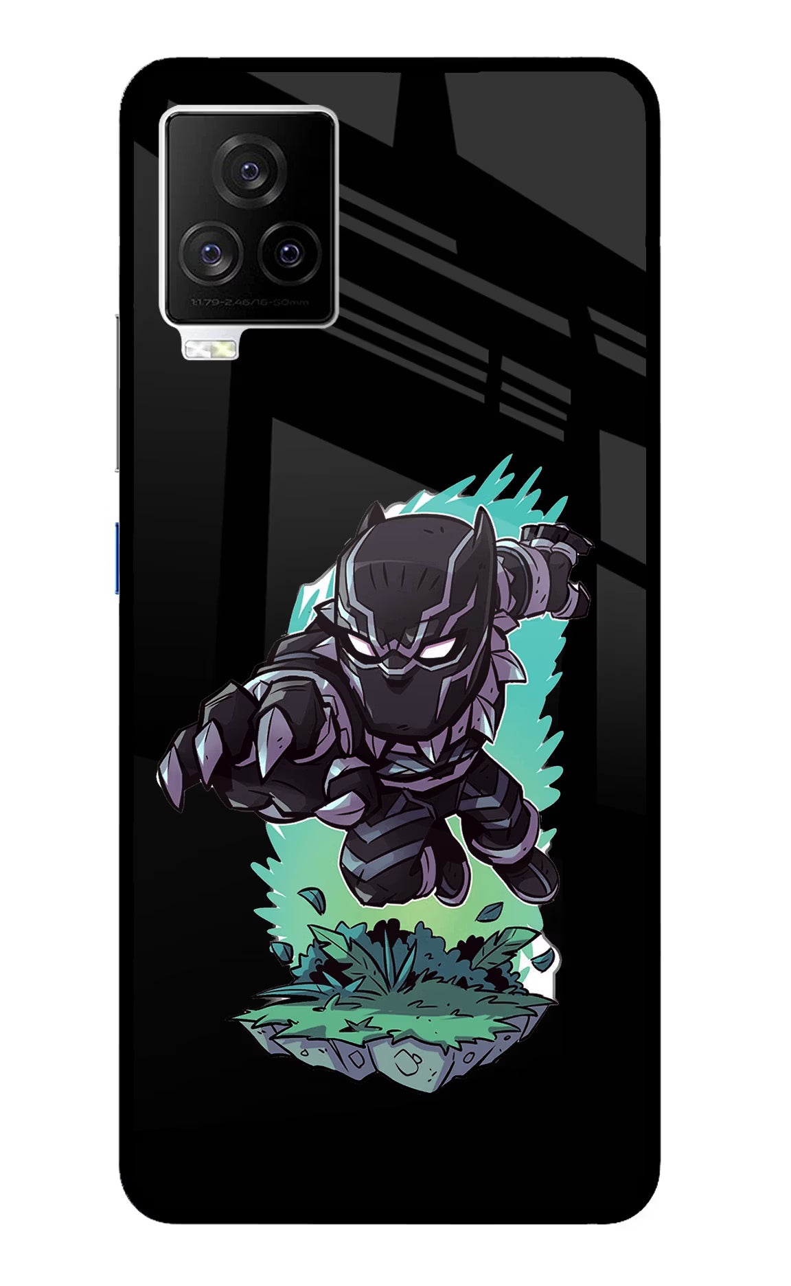 Black Panther iQOO 7 Legend 5G Glass Case - Black Panther iQOO 7 Legend 5G Glass Case Black Panther iQOO 7 Legend 5G Glass Case