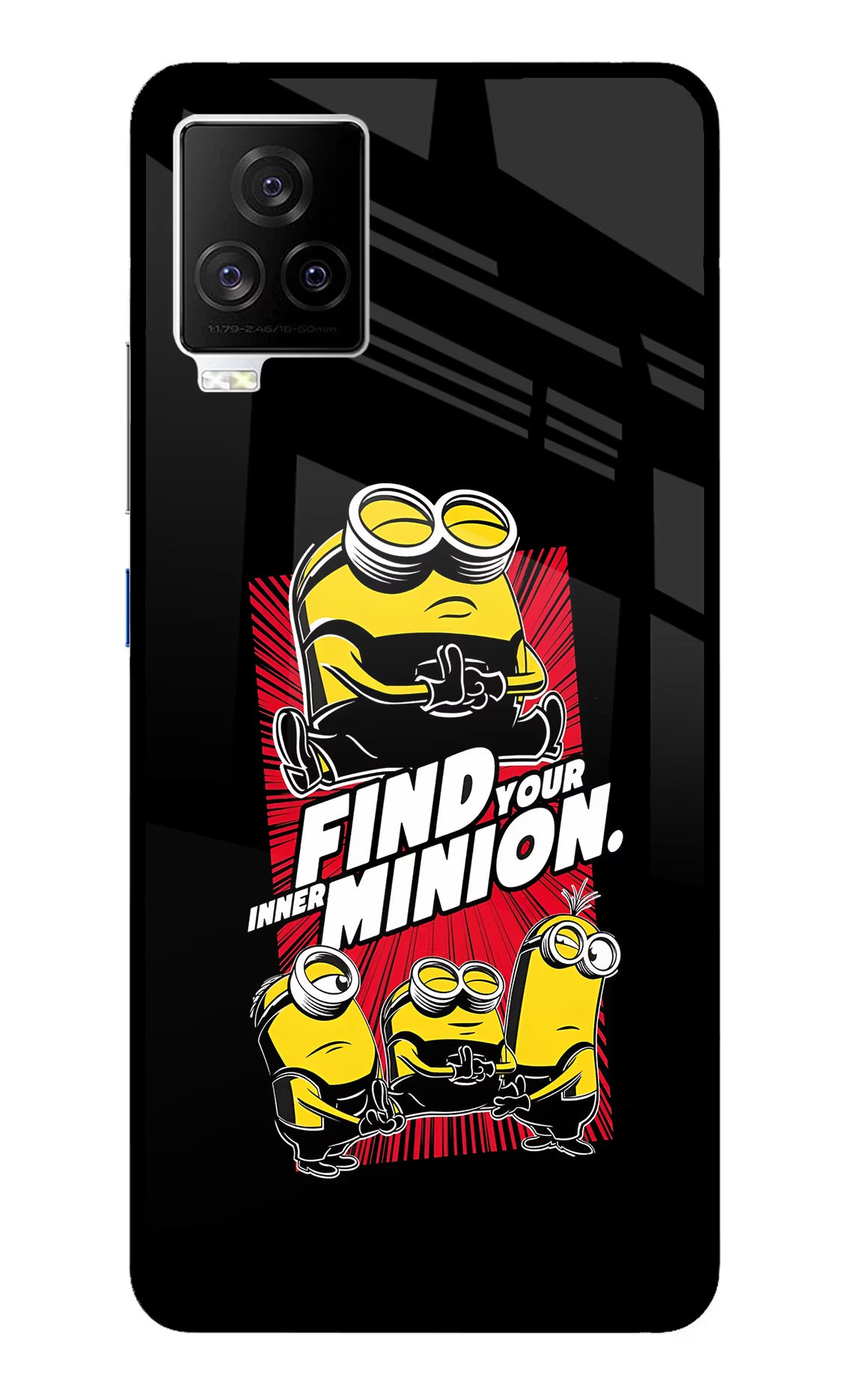 Find your inner Minion iQOO 7 Legend 5G Glass Case - Find your inner Minion iQOO 7 Legend 5G Glass Case Find your inner Minion iQOO 7 Legend 5G Glass Case