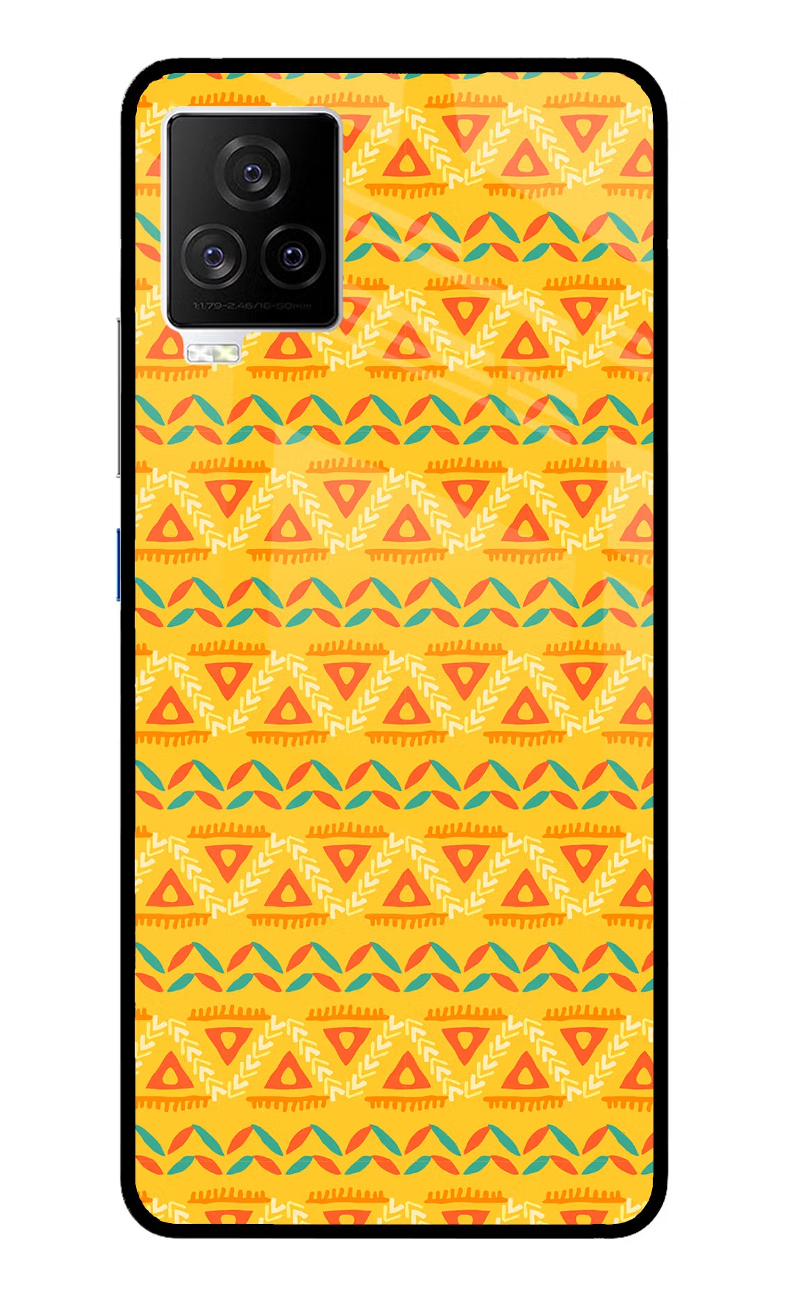 Tribal Pattern iQOO 7 Legend 5G Glass Case - Tribal Pattern iQOO 7 Legend 5G Glass Case Tribal Pattern iQOO 7 Legend 5G Glass Case