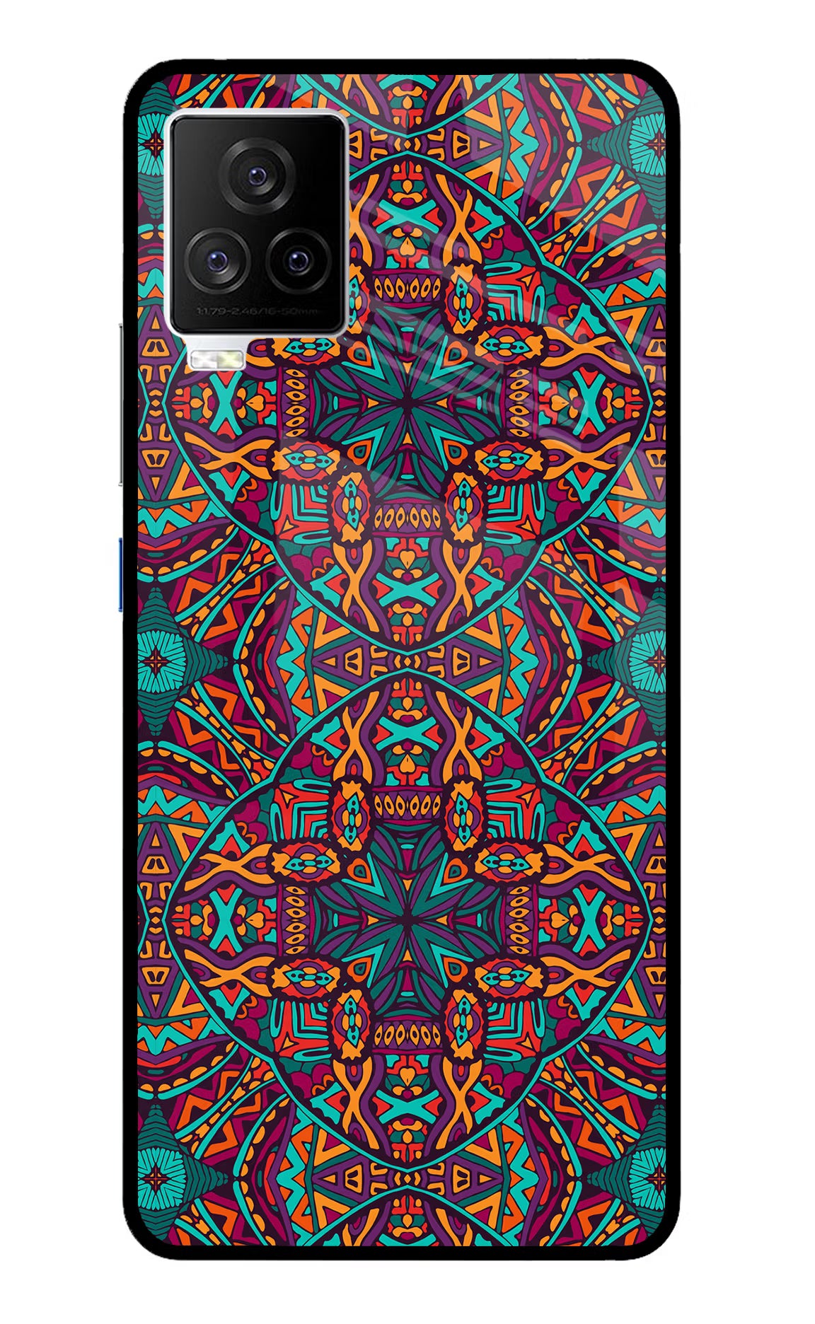 Colour Mandala iQOO 7 Legend 5G Glass Case - Colour Mandala iQOO 7 Legend 5G Glass Case Colour Mandala iQOO 7 Legend 5G Glass Case