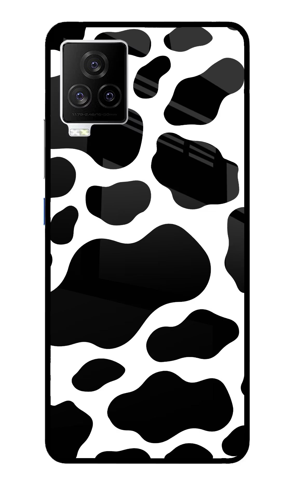 Cow Spots iQOO 7 Legend 5G Back Cover - Cow Spots iQOO 7 Legend 5G Glass Case Back Cover by Casekaro Cow Spots iQOO 7 Legend 5G Glass Case Back Cover by Casekaro