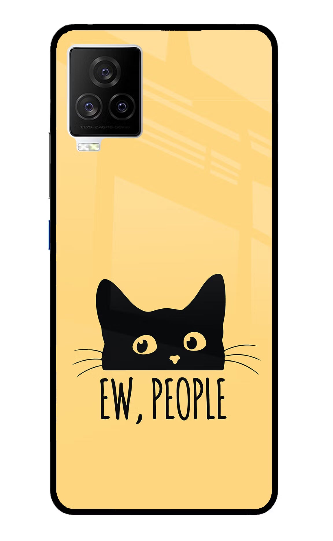 Ew People Catitude iQOO 7 Legend 5G Back Cover - Ew People Catitude iQOO 7 Legend 5G Glass Case Back Cover by Casekaro Ew People Catitude iQOO 7 Legend 5G Glass Case Back Cover by Casekaro