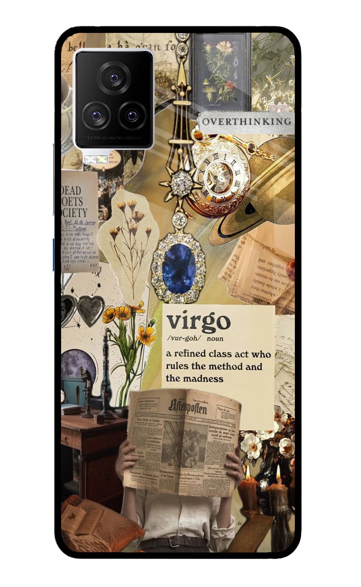 Virgo Zodiac iQOO 7 Legend 5G Glass Case - Virgo Zodiac iQOO 7 Legend 5G Glass Case Virgo Zodiac iQOO 7 Legend 5G Glass Case