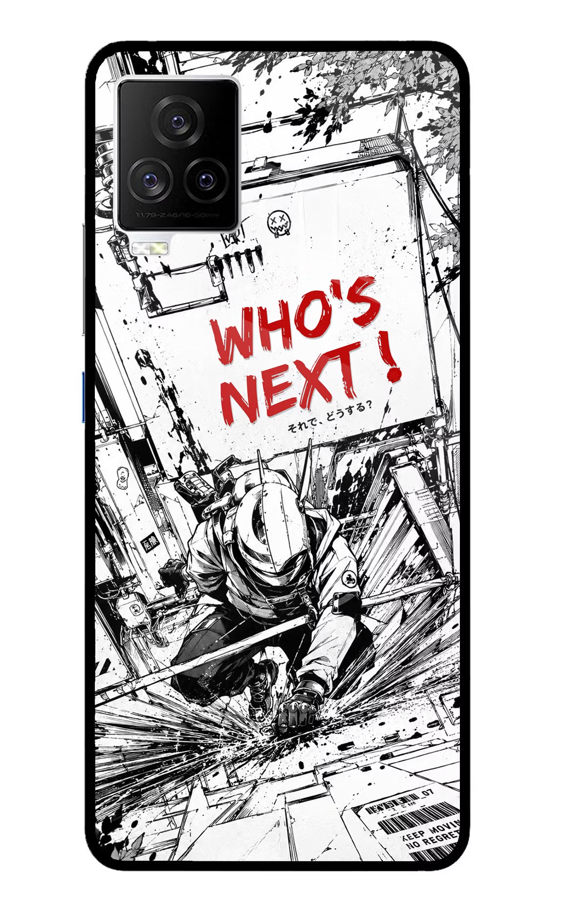 Who's Next iQOO 7 Legend 5G Back Cover - Who's Next iQOO 7 Legend 5G Glass Case Back Cover by Casekaro Who's Next iQOO 7 Legend 5G Glass Case Back Cover by Casekaro