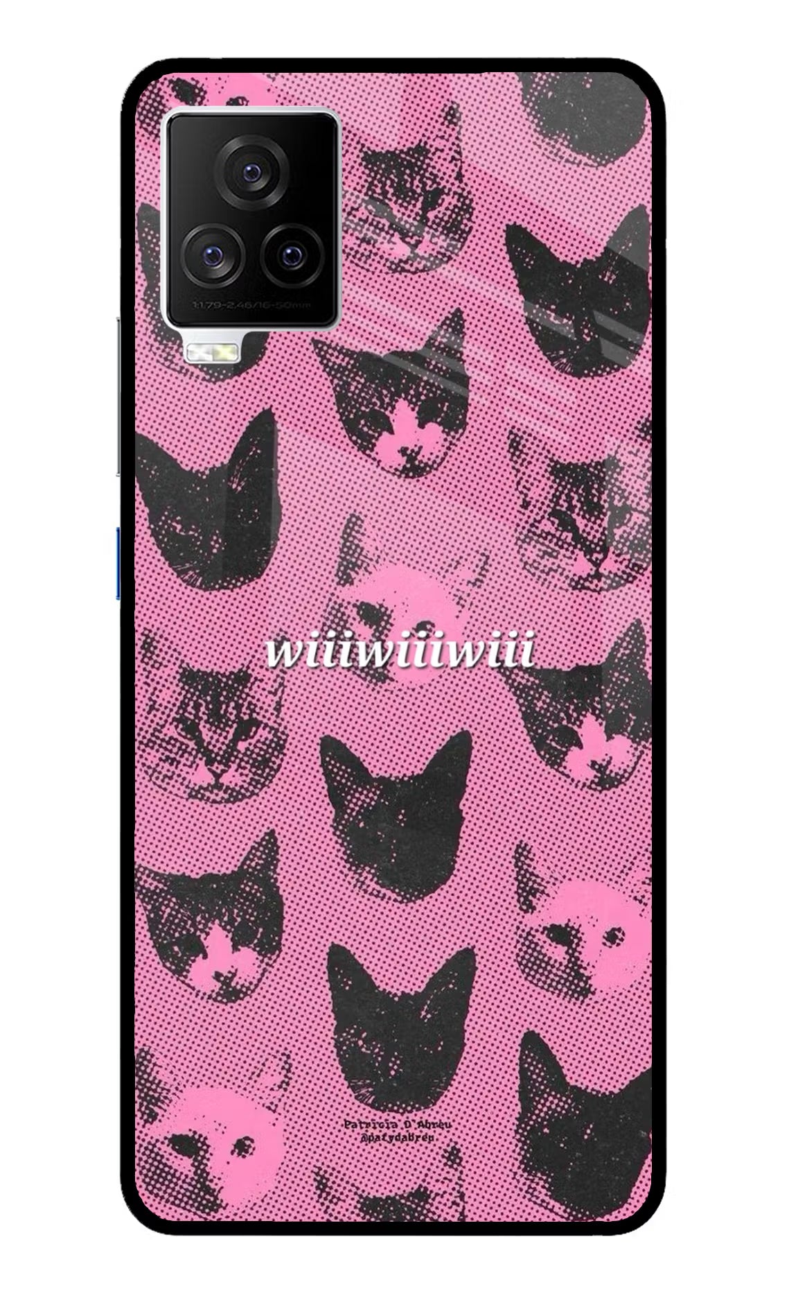 Pink Cats iQOO 7 Legend 5G Glass Case - Pink Cats iQOO 7 Legend 5G Glass Case Pink Cats iQOO 7 Legend 5G Glass Case