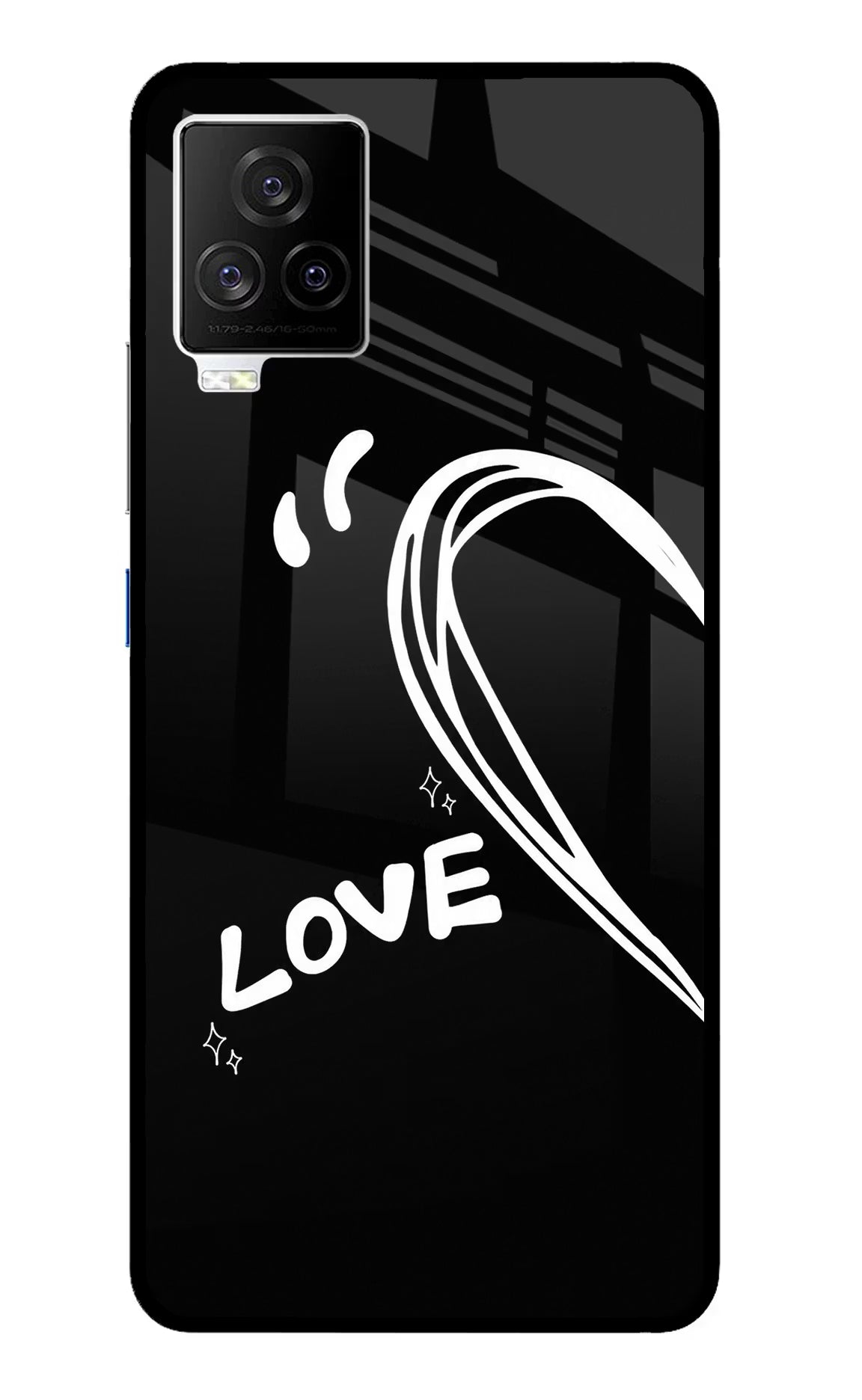 Love Line iQOO 7 Legend 5G Glass Case - Love Line iQOO 7 Legend 5G Glass Case Love Line iQOO 7 Legend 5G Glass Case