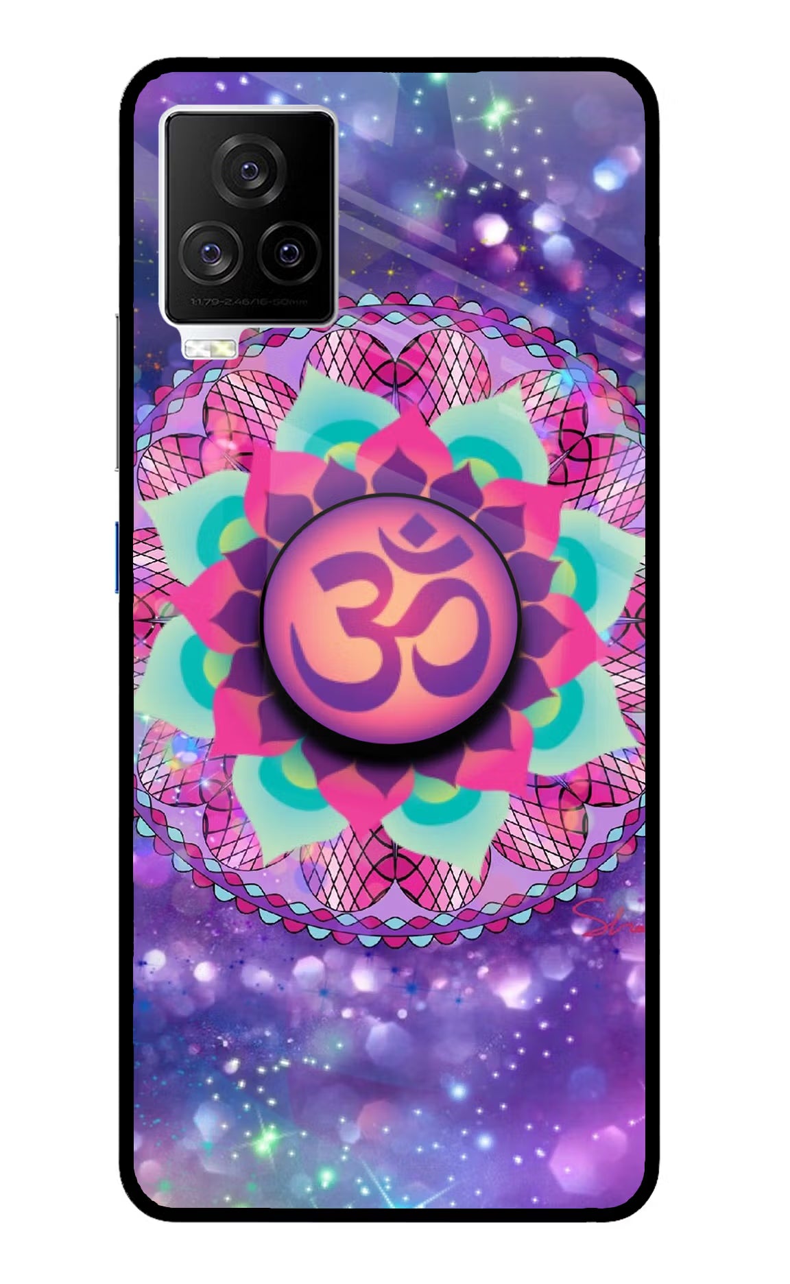 Om Purple iQOO 7 Legend 5G Pop Case - Om Purple iQOO 7 Legend 5G Pop Case by Casekaro Om Purple iQOO 7 Legend 5G Pop Case by Casekaro