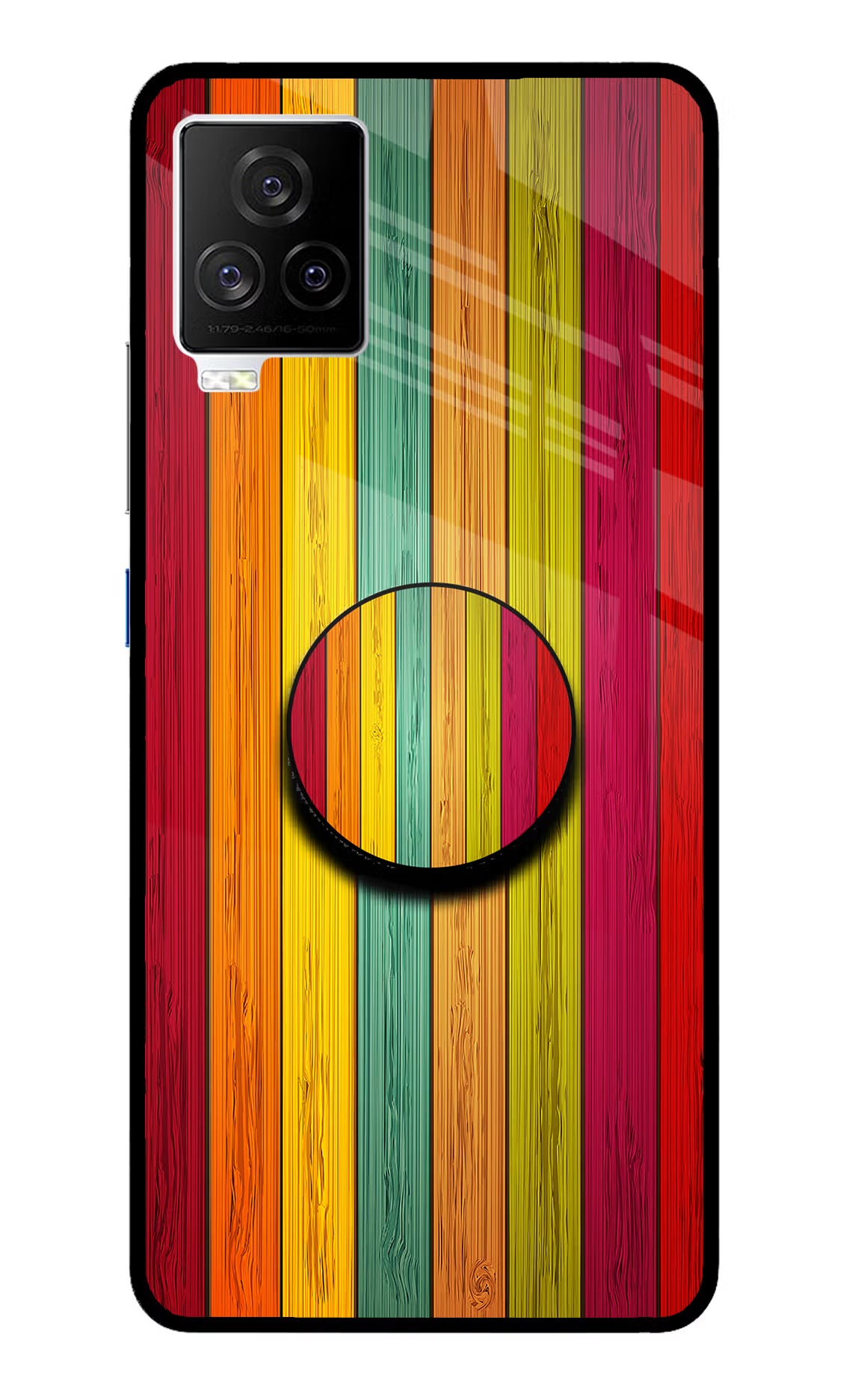 Multicolor Wooden iQOO 7 Legend 5G Pop Case - Multicolor Wooden iQOO 7 Legend 5G Pop Case by Casekaro Multicolor Wooden iQOO 7 Legend 5G Pop Case by Casekaro