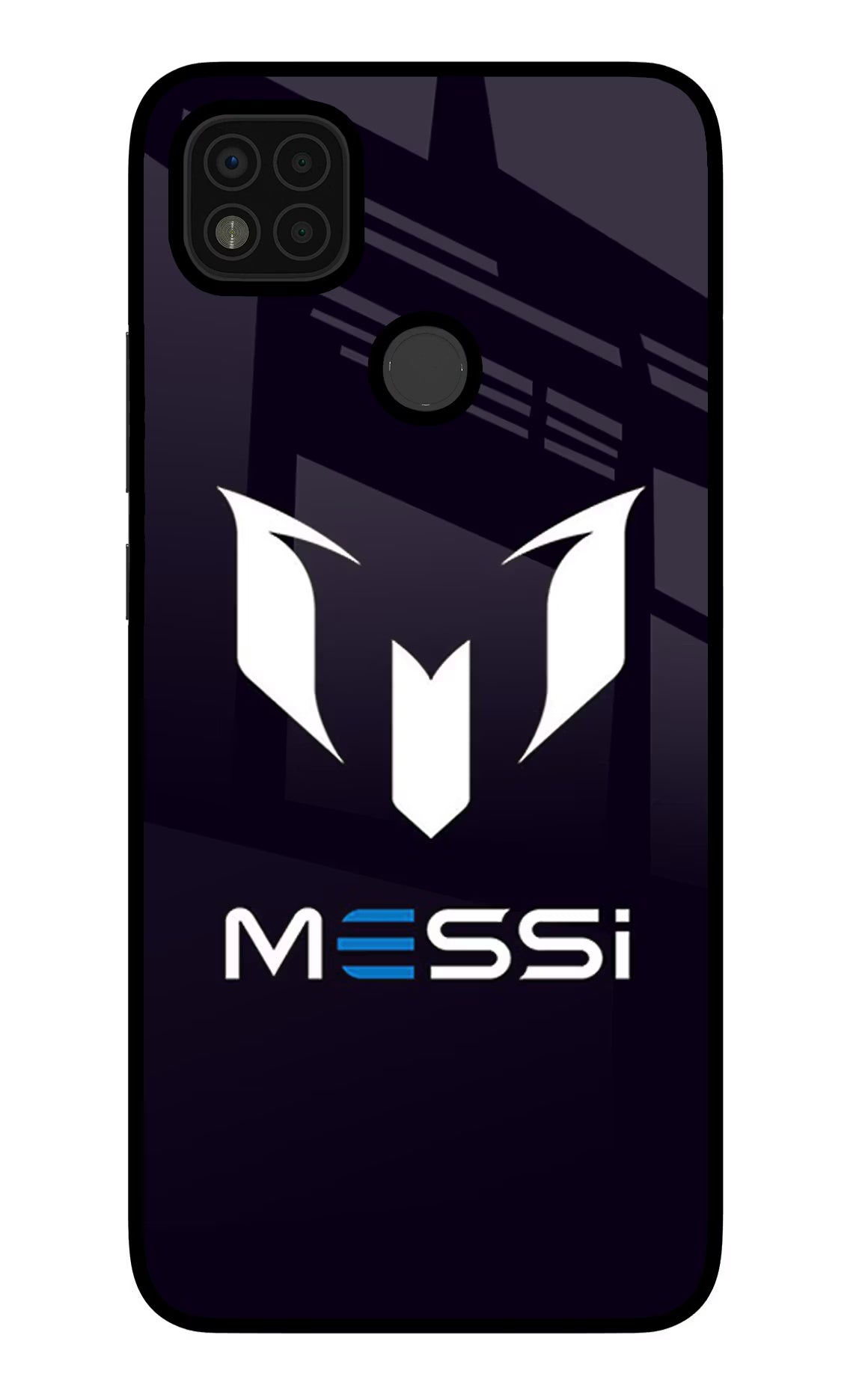 Messi Logo Poco C31 Glass Case - Messi Logo Poco C31 Glass Case Messi Logo Poco C31 Glass Case