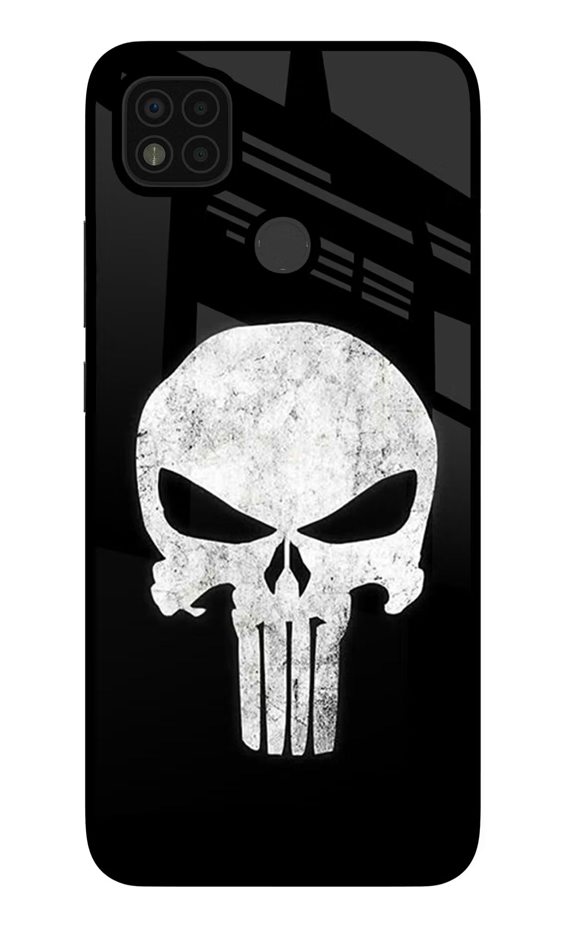 Punisher Skull Poco C31 Glass Case - Punisher Skull Poco C31 Glass Case Punisher Skull Poco C31 Glass Case