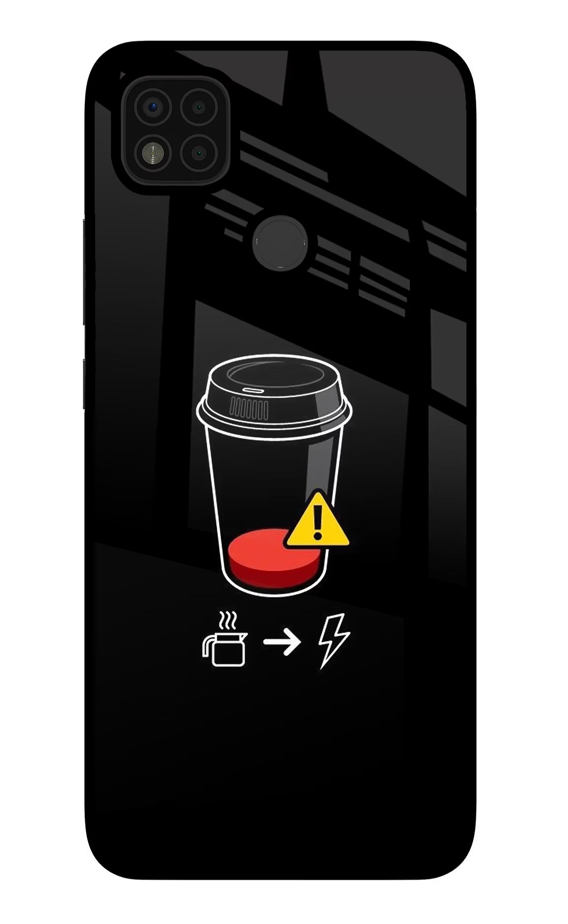 Coffee Poco C31 Glass Case - Coffee Poco C31 Glass Case Coffee Poco C31 Glass Case