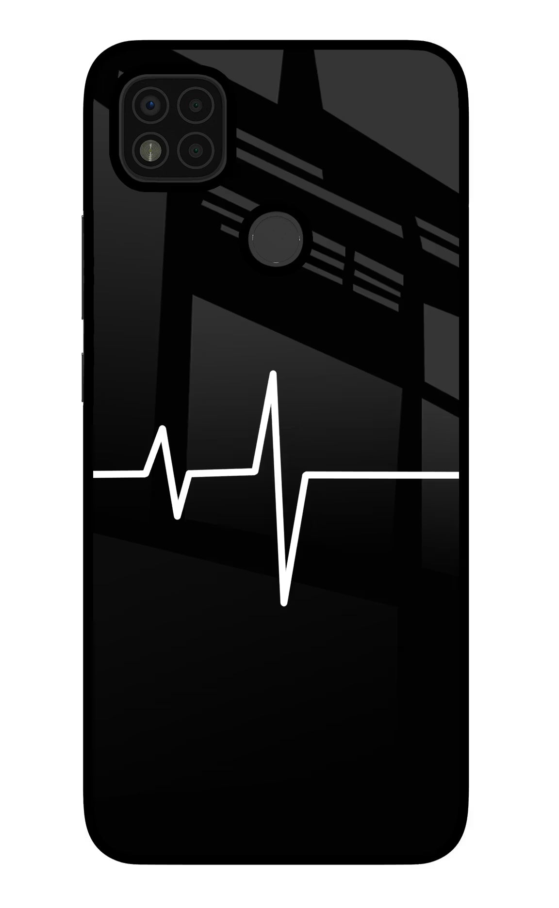 Heart Beats Poco C31 Glass Case - Heart Beats Poco C31 Glass Case Heart Beats Poco C31 Glass Case