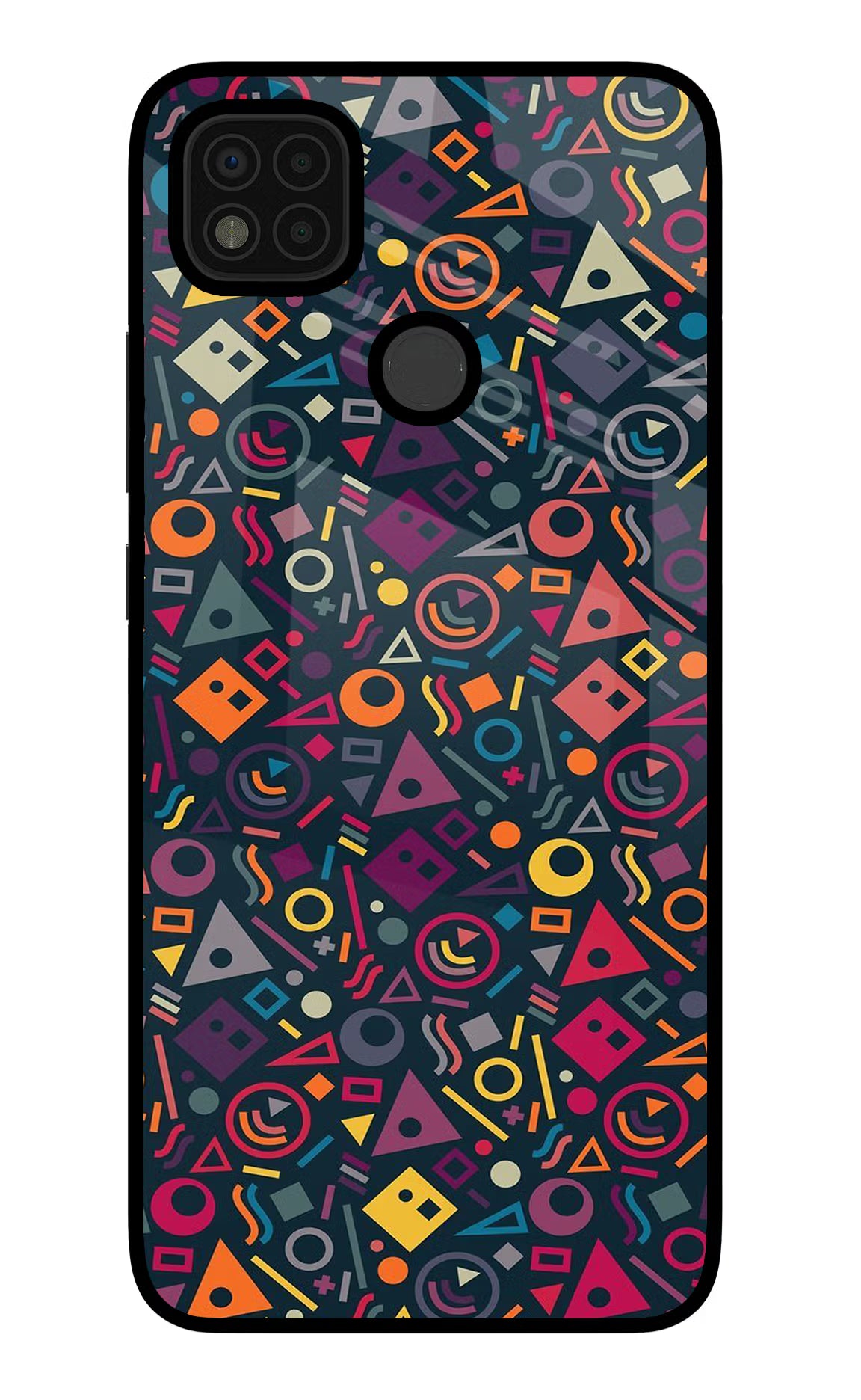 Geometric Abstract Poco C31 Glass Case - Geometric Abstract Poco C31 Glass Case Geometric Abstract Poco C31 Glass Case