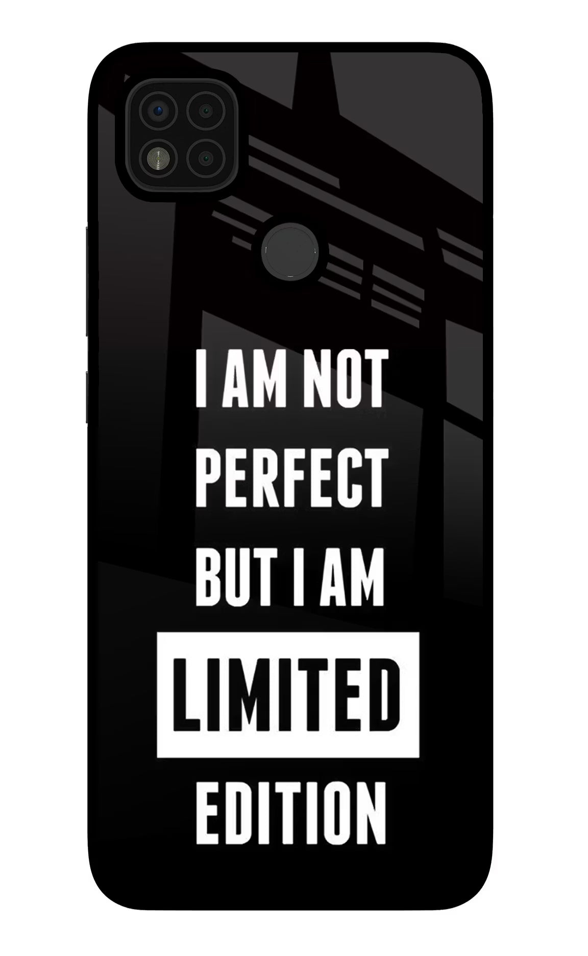 I Am Not Perfect But I Am Limited Edition Poco C31 Glass Case - I Am Not Perfect But I Am Limited Edition Poco C31 Glass Case I Am Not Perfect But I Am Limited Edition Poco C31 Glass Case