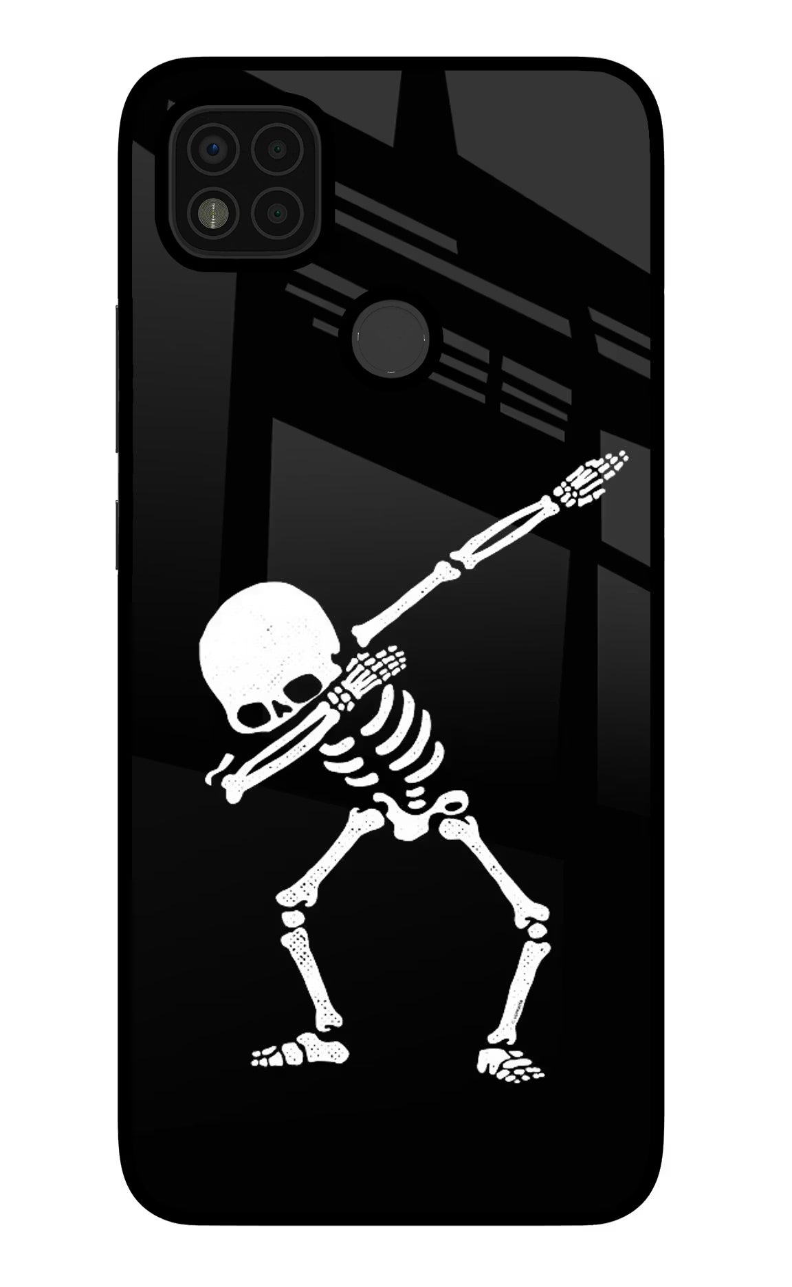 Dabbing Skeleton Art Poco C31 Glass Case - Dabbing Skeleton Art Poco C31 Glass Case Dabbing Skeleton Art Poco C31 Glass Case