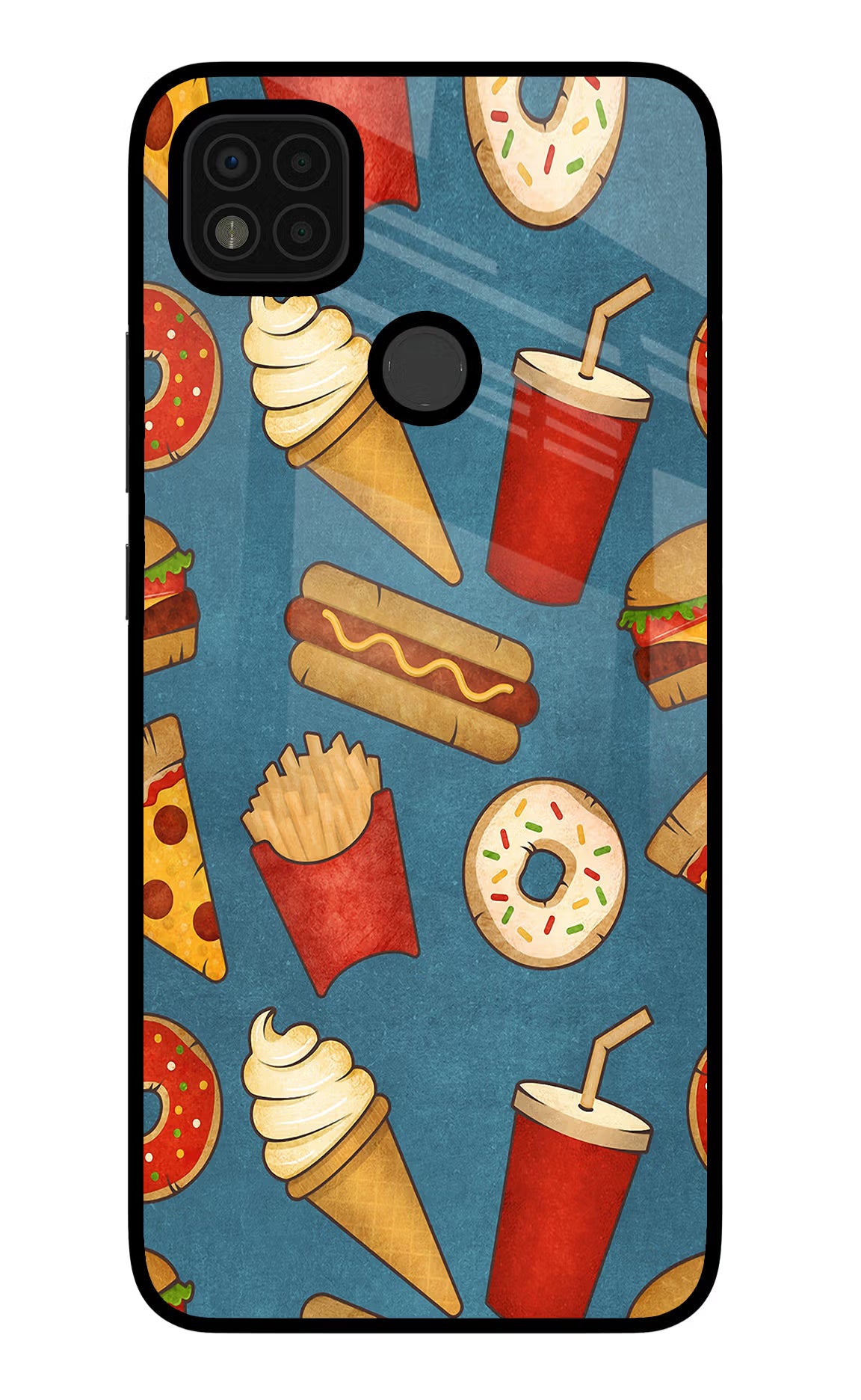 Foodie Poco C31 Glass Case - Foodie Poco C31 Glass Case Foodie Poco C31 Glass Case