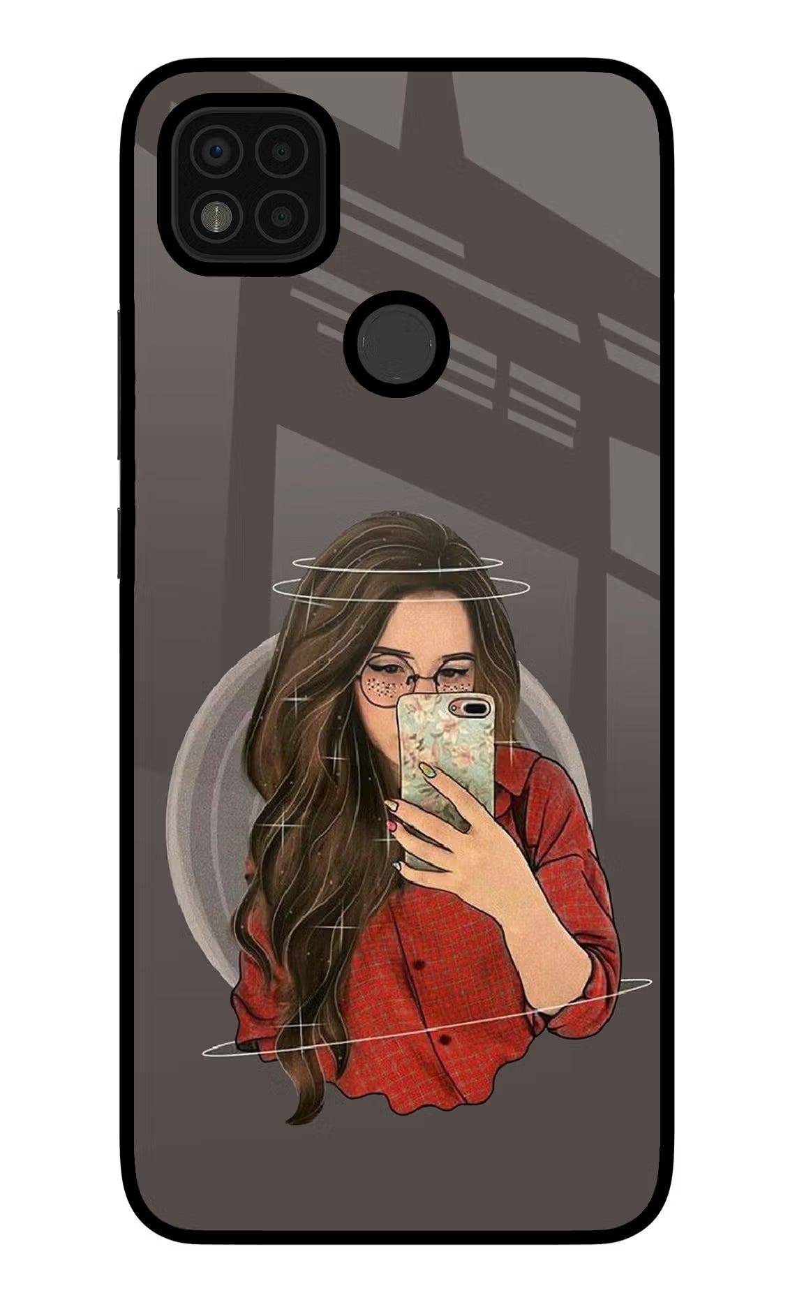 Selfie Queen Poco C31 Glass Case - Selfie Queen Poco C31 Glass Case Selfie Queen Poco C31 Glass Case