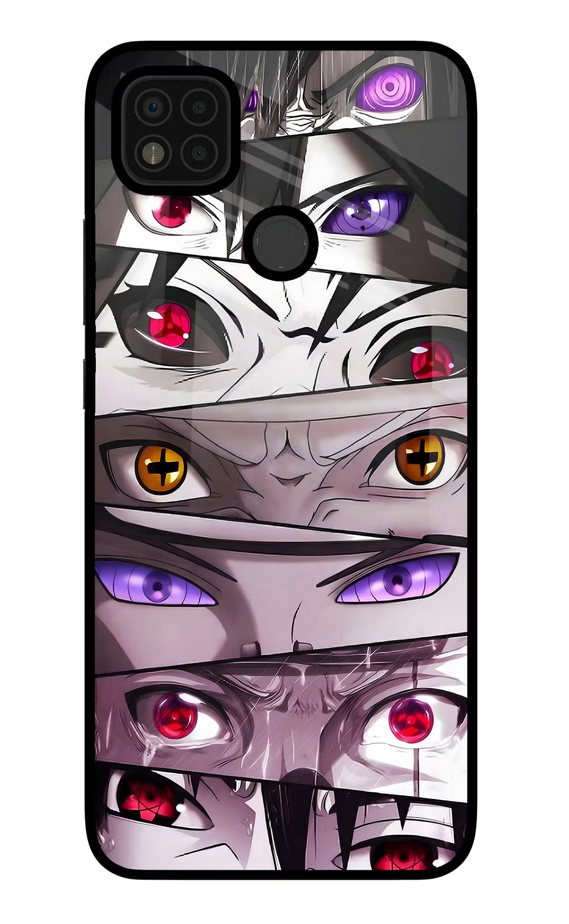 Naruto Anime Poco C31 Glass Case - Naruto Anime Poco C31 Glass Case Naruto Anime Poco C31 Glass Case