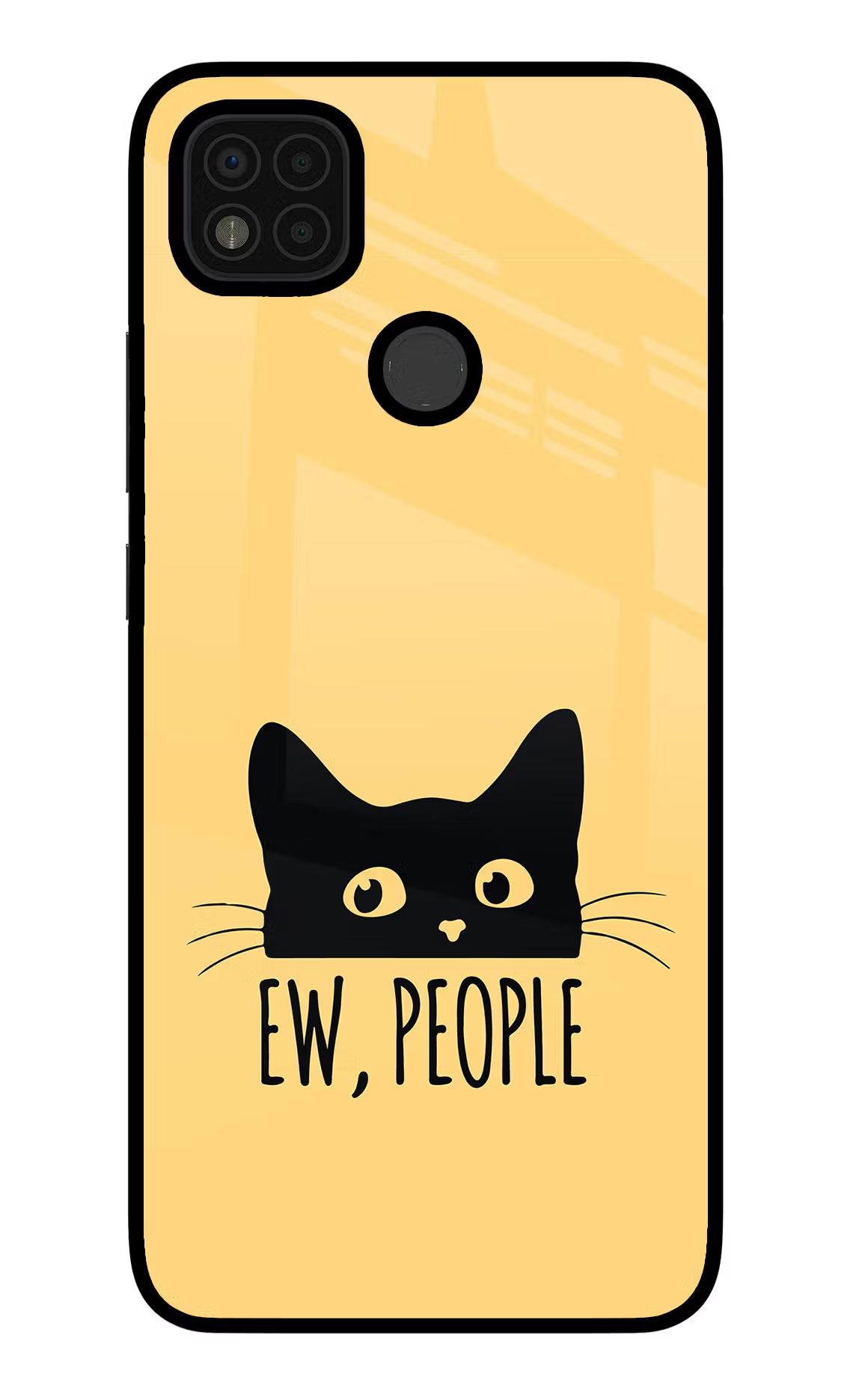 Ew People Catitude Poco C31 Glass Case - Ew People Catitude Poco C31 Glass Case Ew People Catitude Poco C31 Glass Case