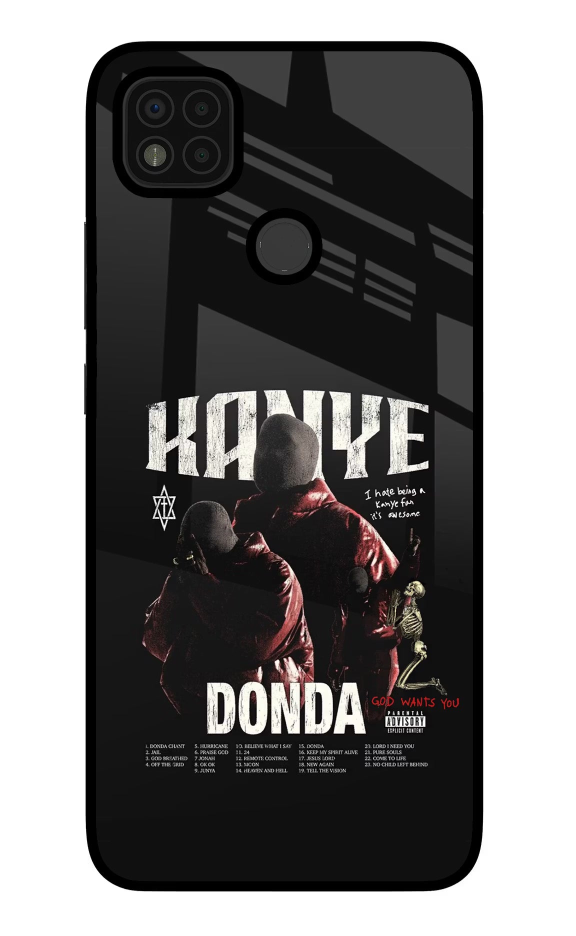 Donda Kanye West Poco C31 Glass Case - Donda Kanye West Poco C31 Glass Case Donda Kanye West Poco C31 Glass Case