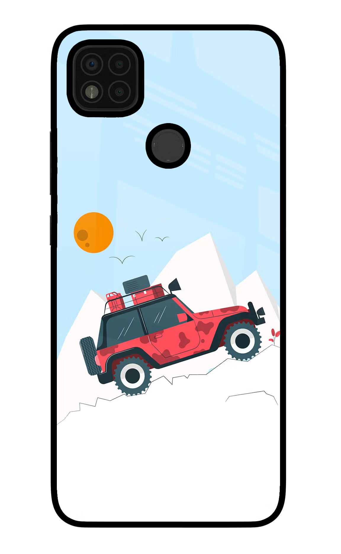 Mountain Trail Beast Poco C31 Glass Case - Mountain Trail Beast Poco C31 Glass Case Mountain Trail Beast Poco C31 Glass Case